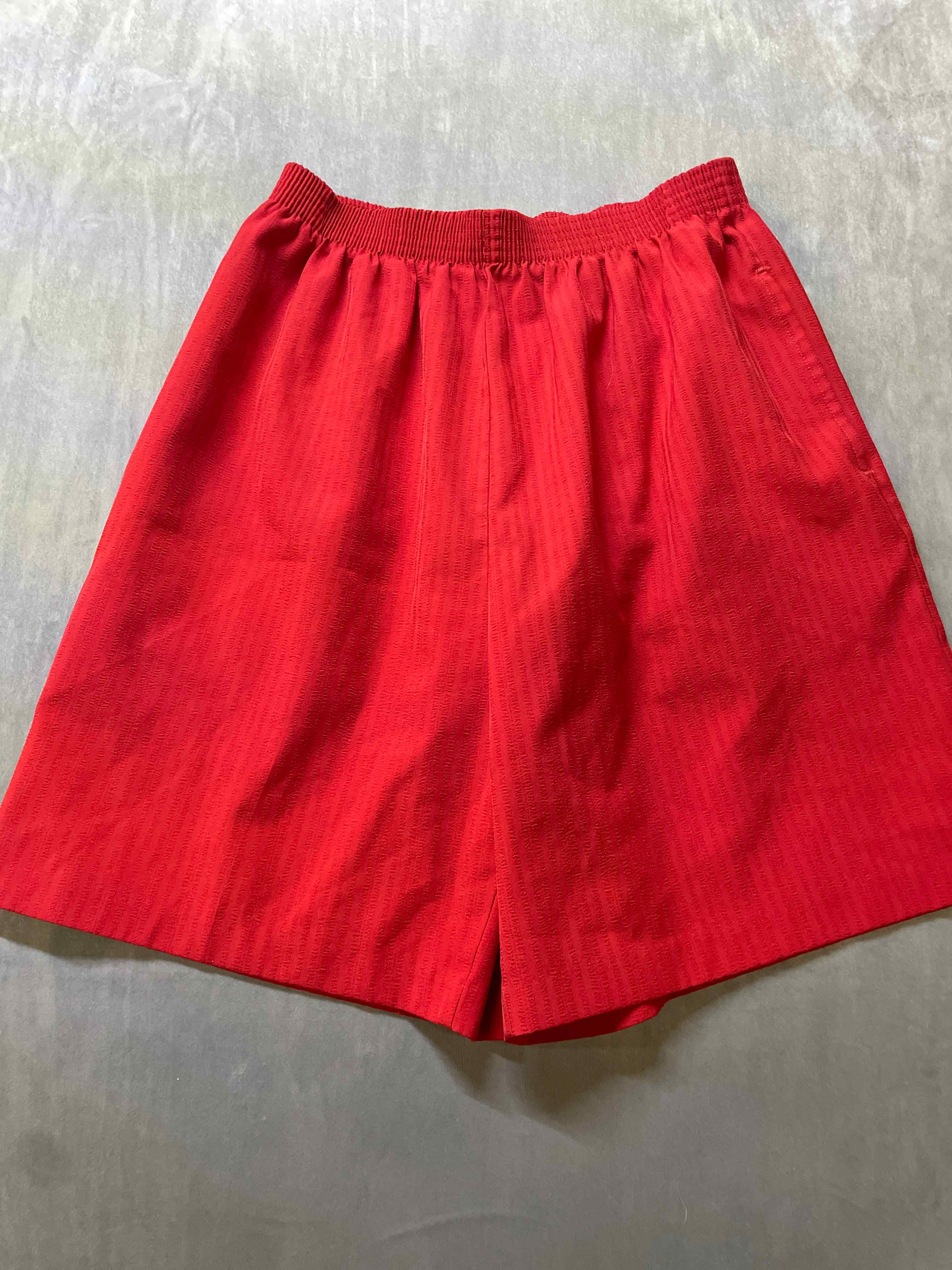 BonWorth Red Cotton Blend Shorts