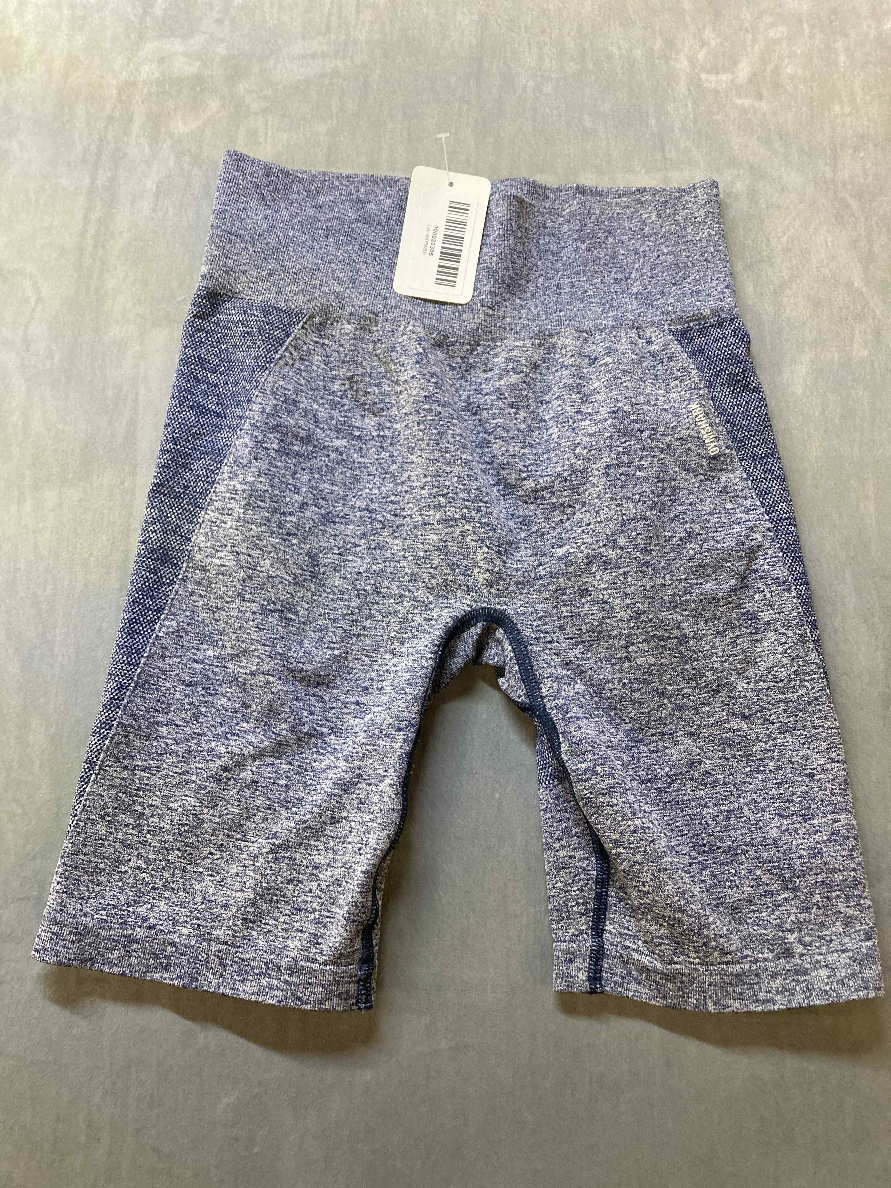 Gymshark Blue Heathered Athletic Shorts