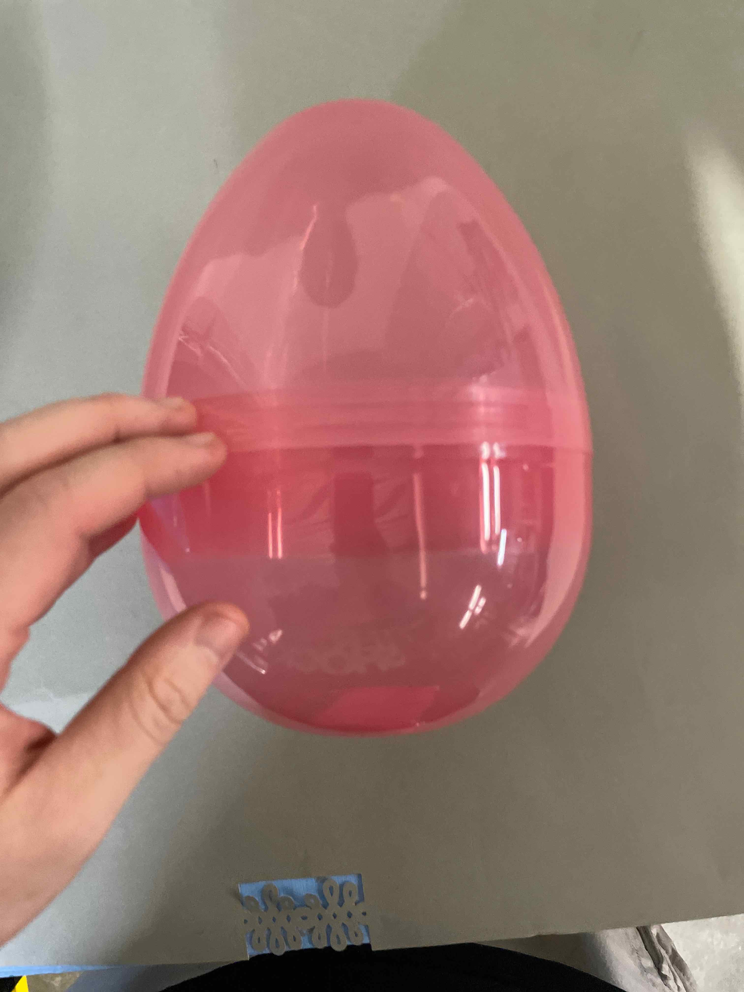 Pink Plastic Easter Egg