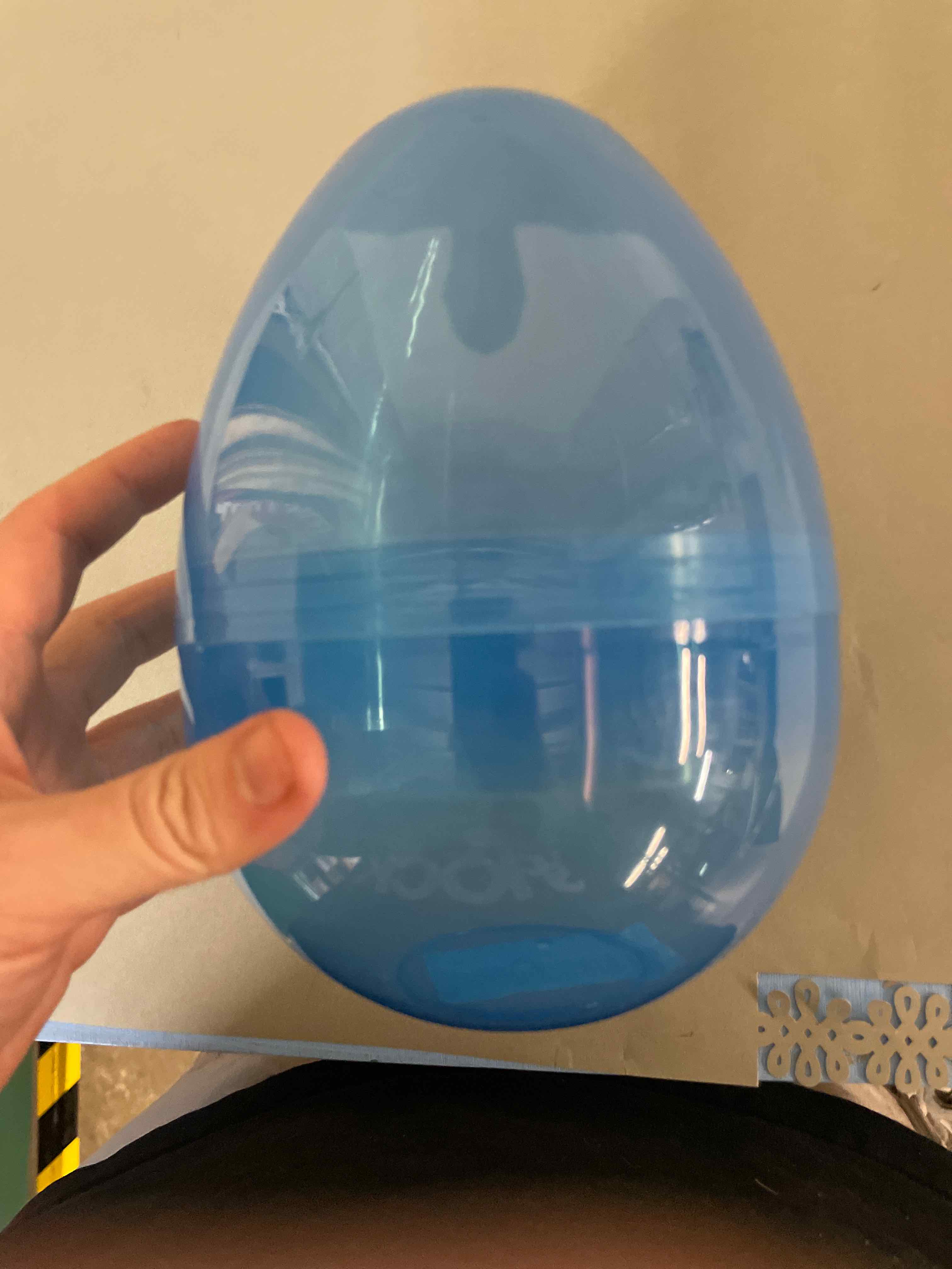 Blue Plastic Egg