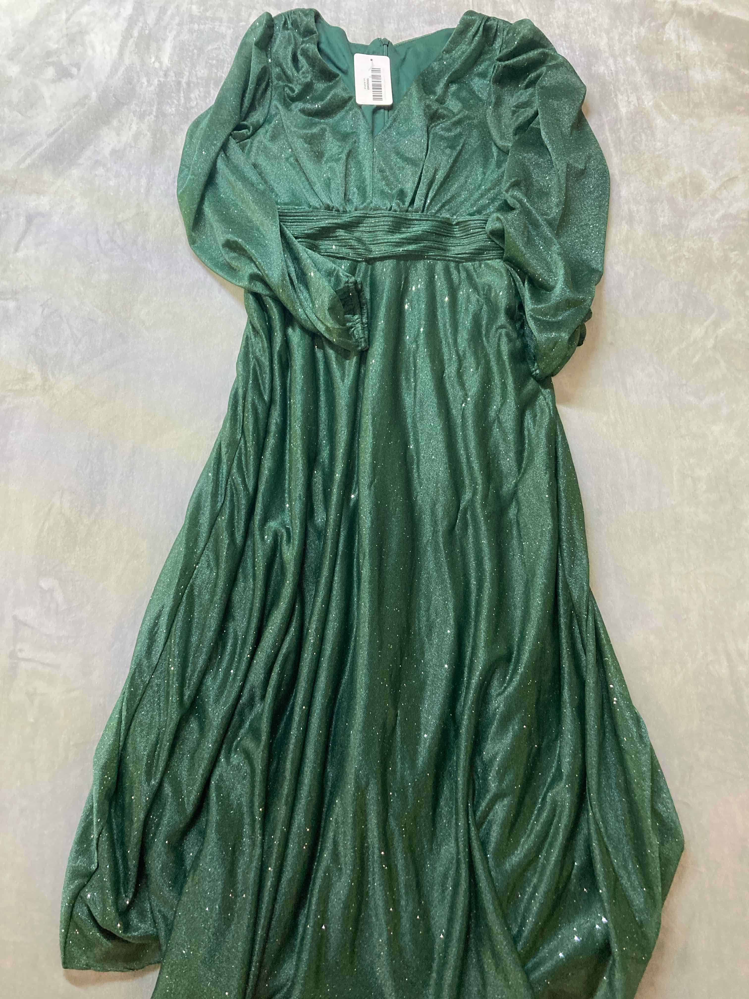 Green Glitter Dress