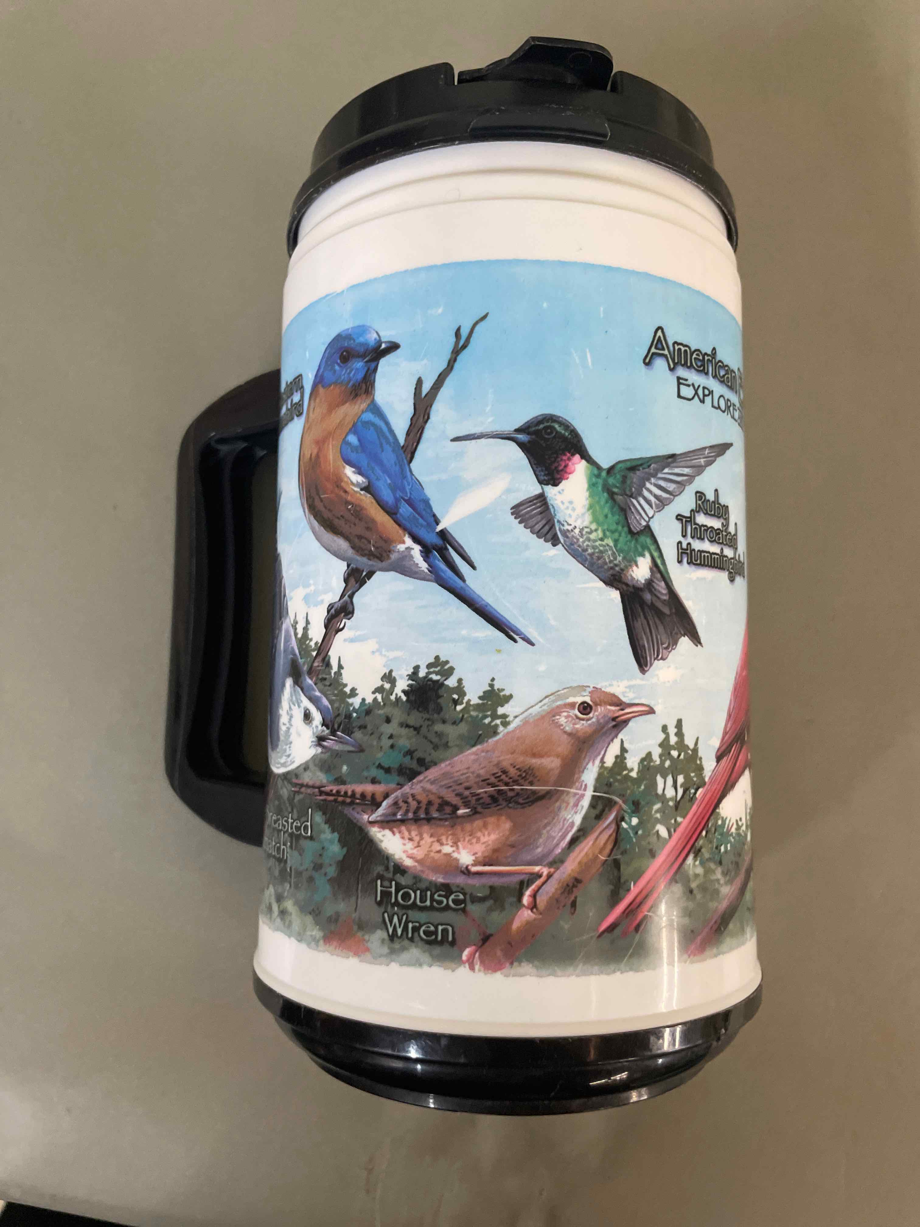 American Expedition White Insulated Travel Mug