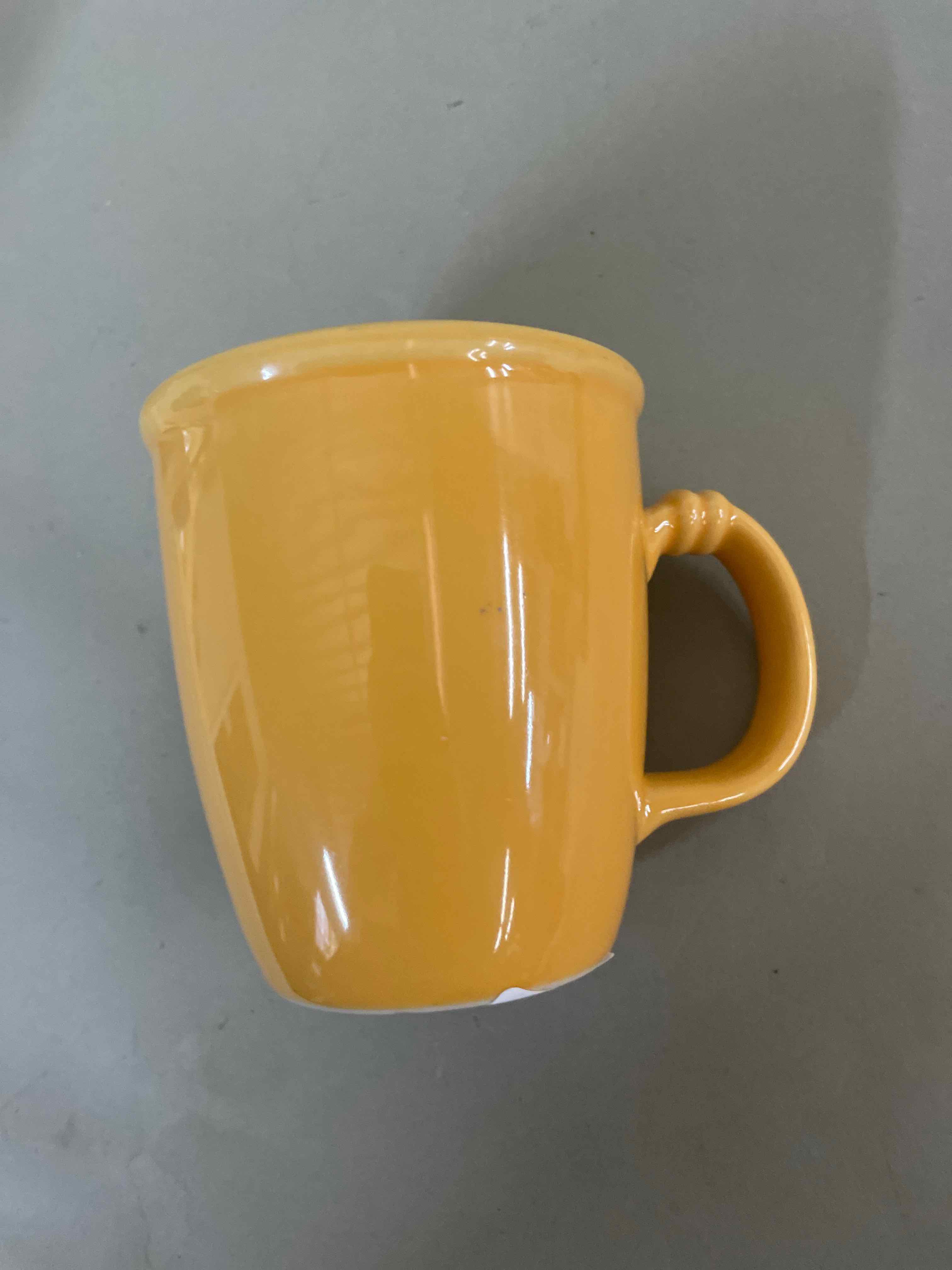 Yellow Ceramic Coffee Mug