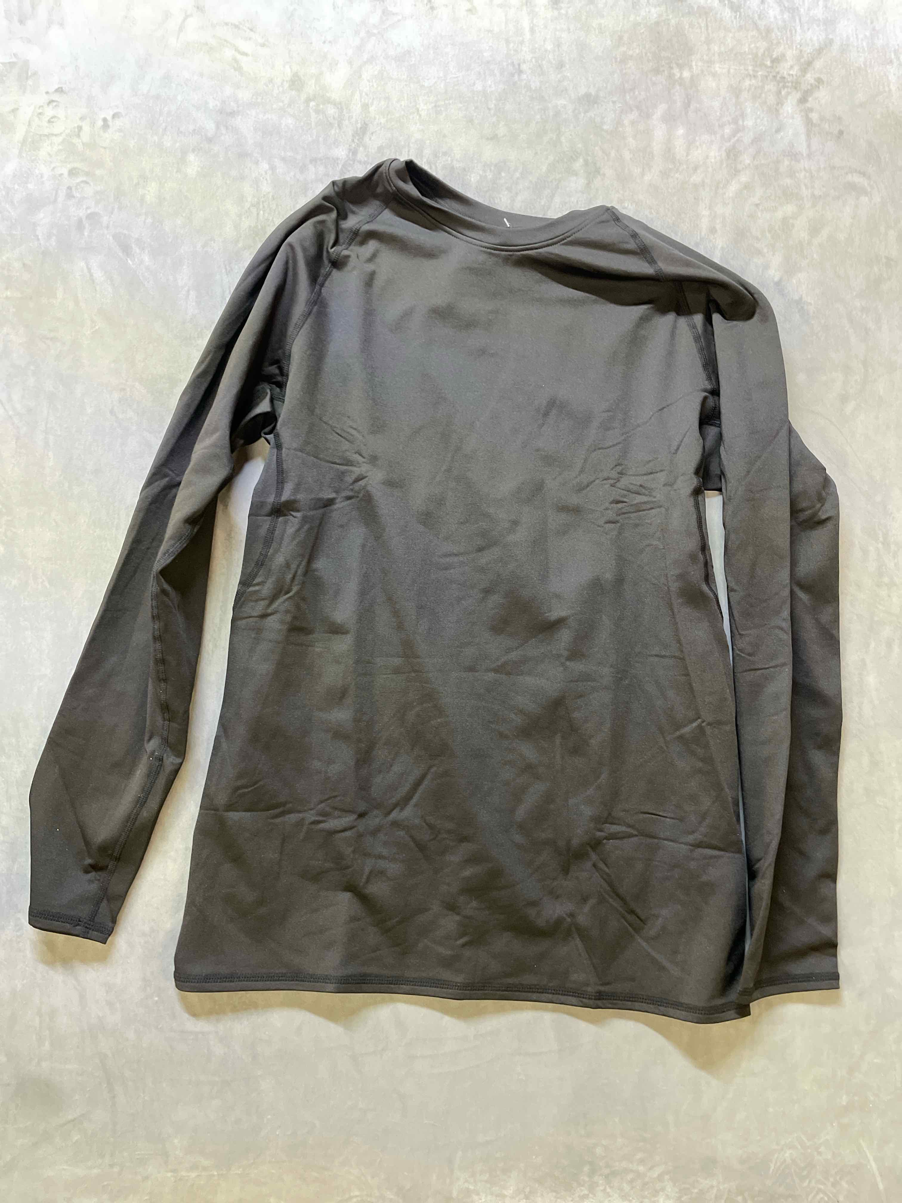 Black Polyester Blend T-Shirt XL