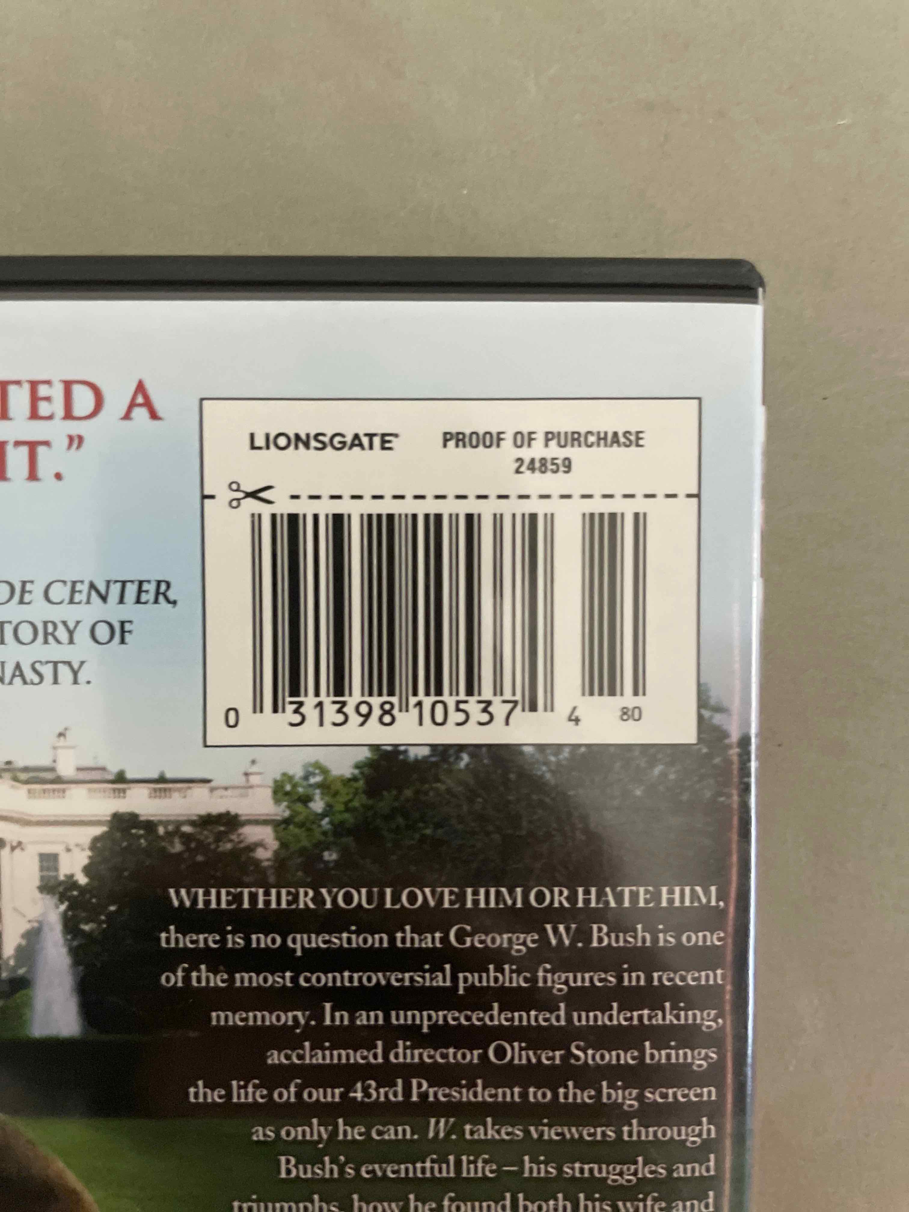 Lionsgate W DVD