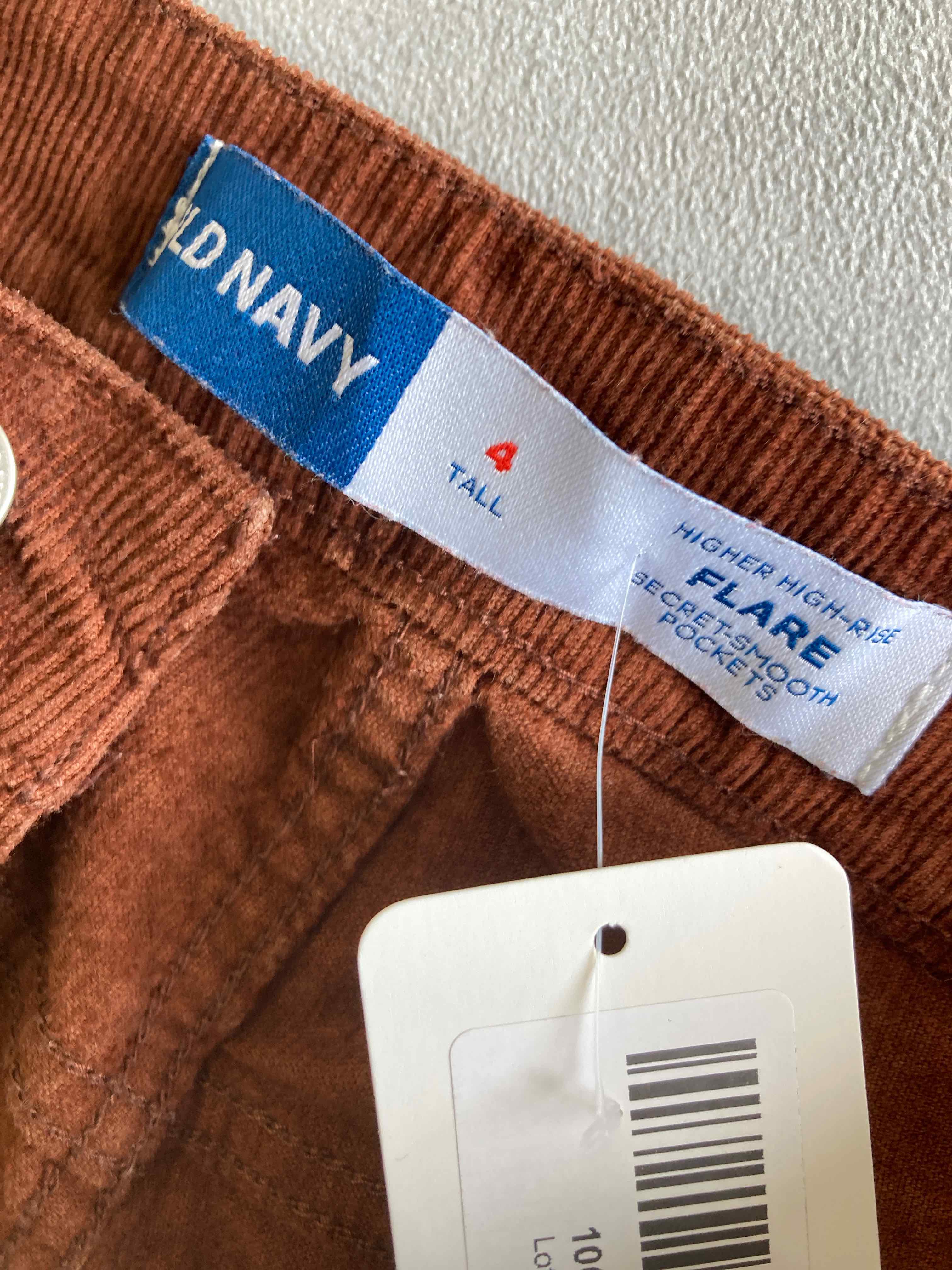 Old Navy Brown Corduroy Pants 4 Tall