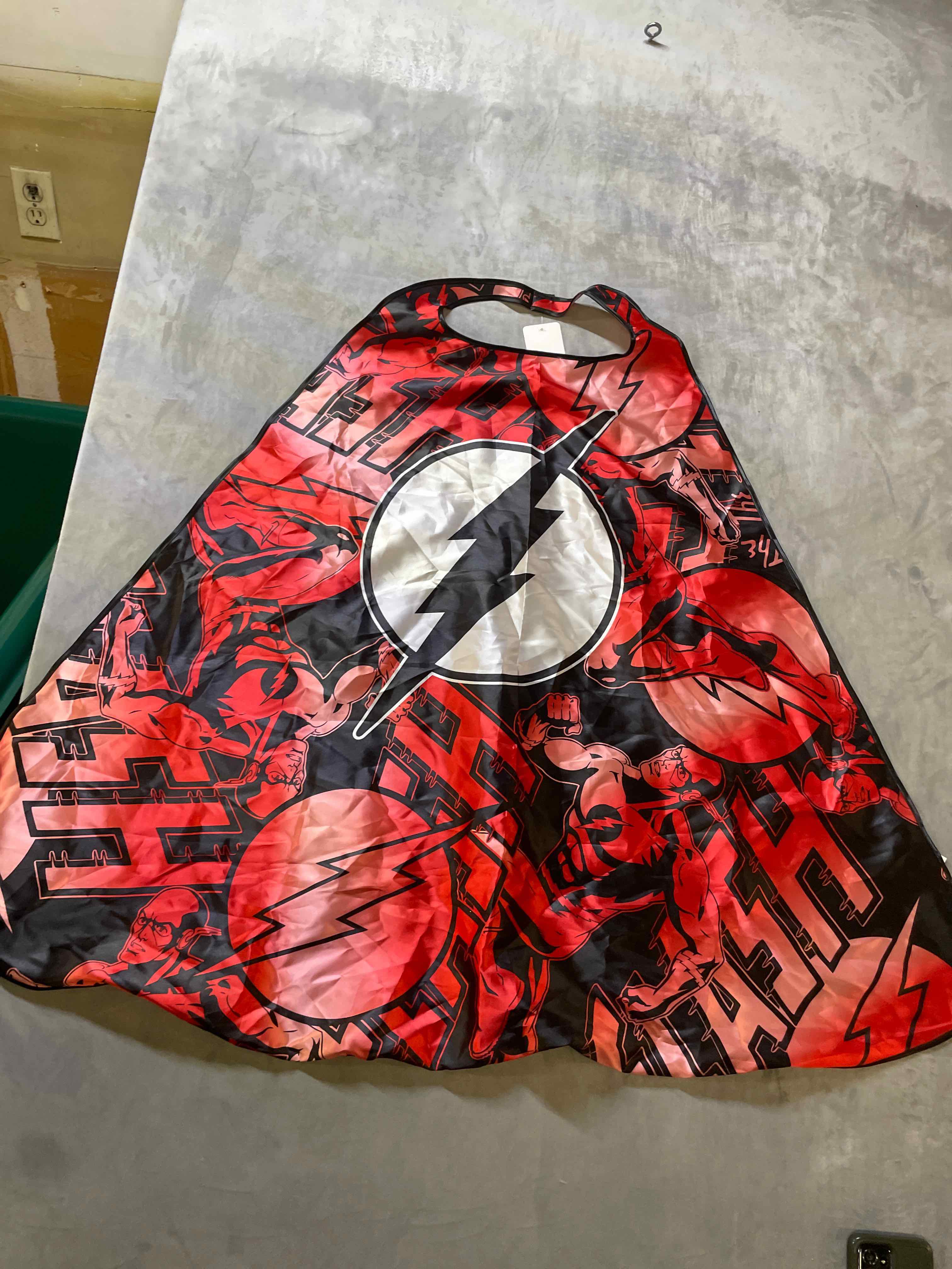 Flash Red Superhero Cape