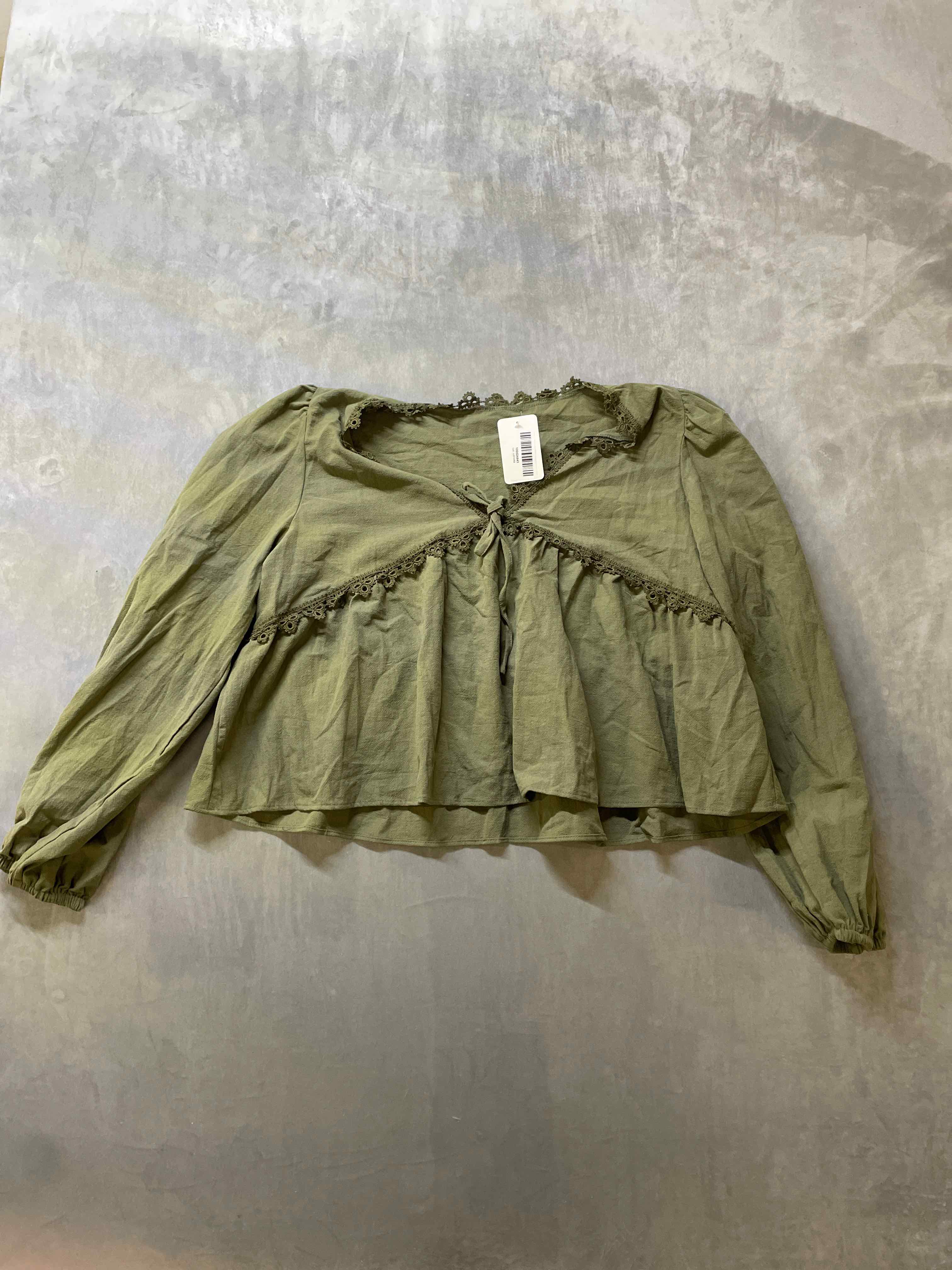 Green Soft Fabric Blouse