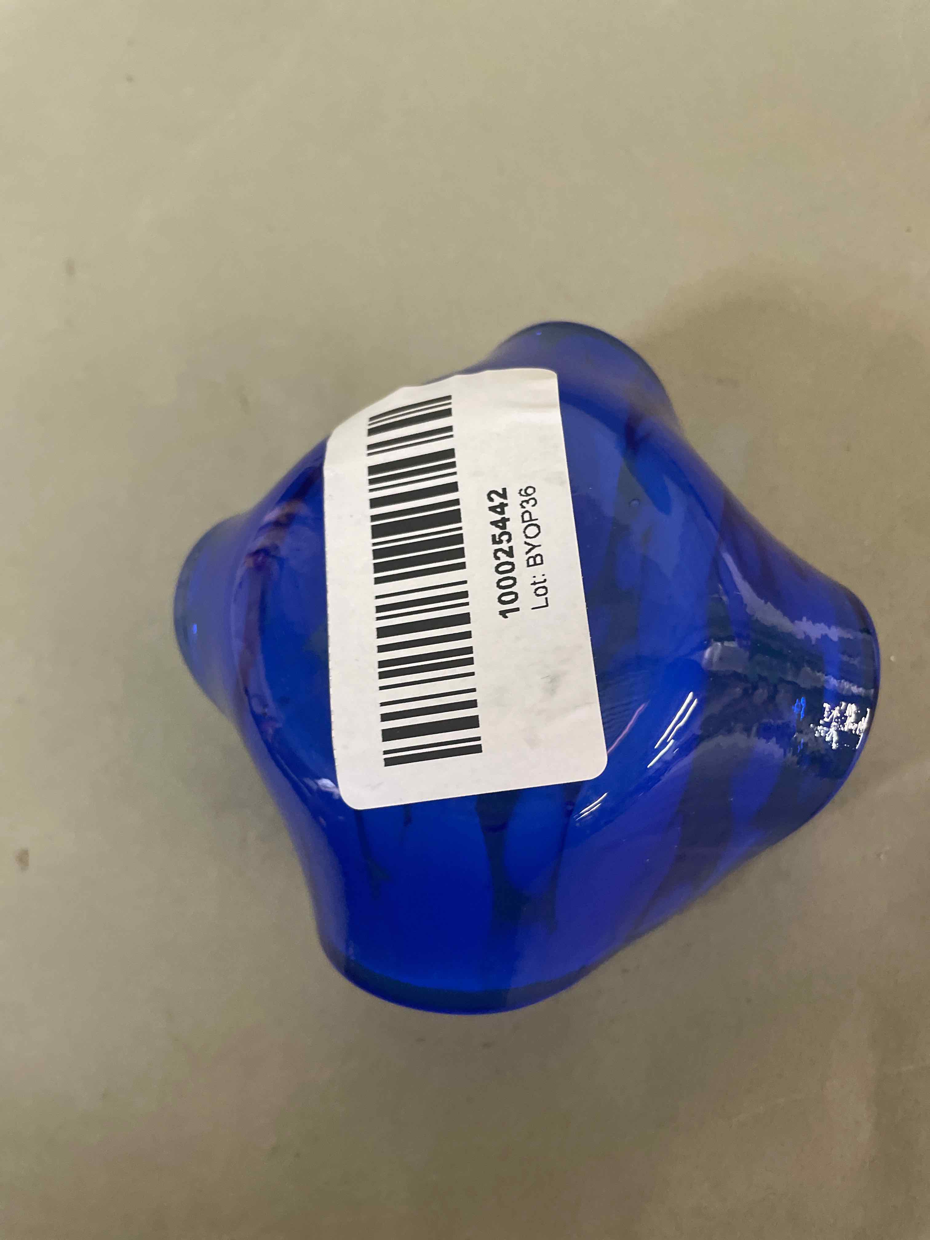 Blue Glass Decorative Dish