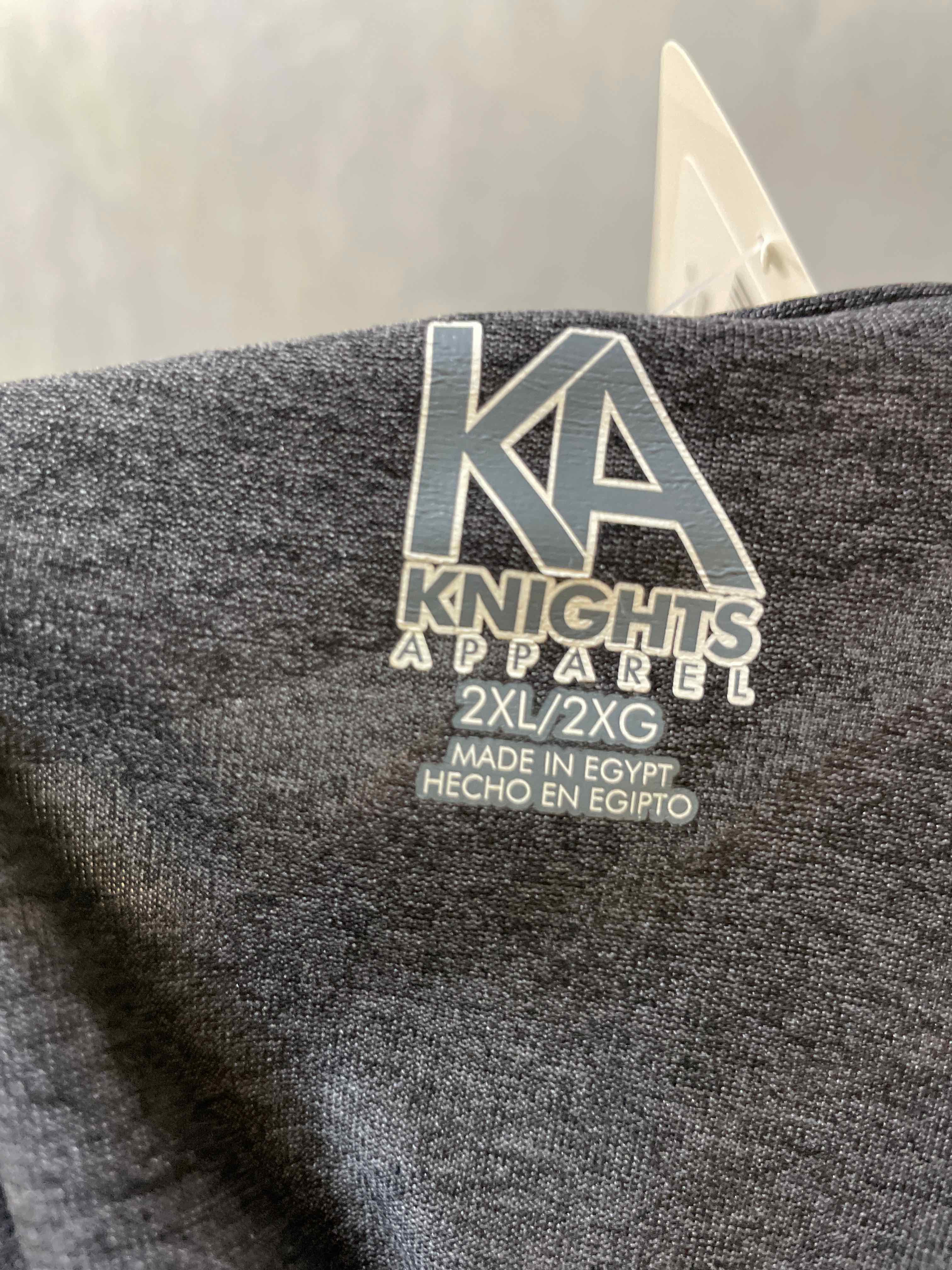 Knights Apparel Gray Polyester T-Shirt 2XL