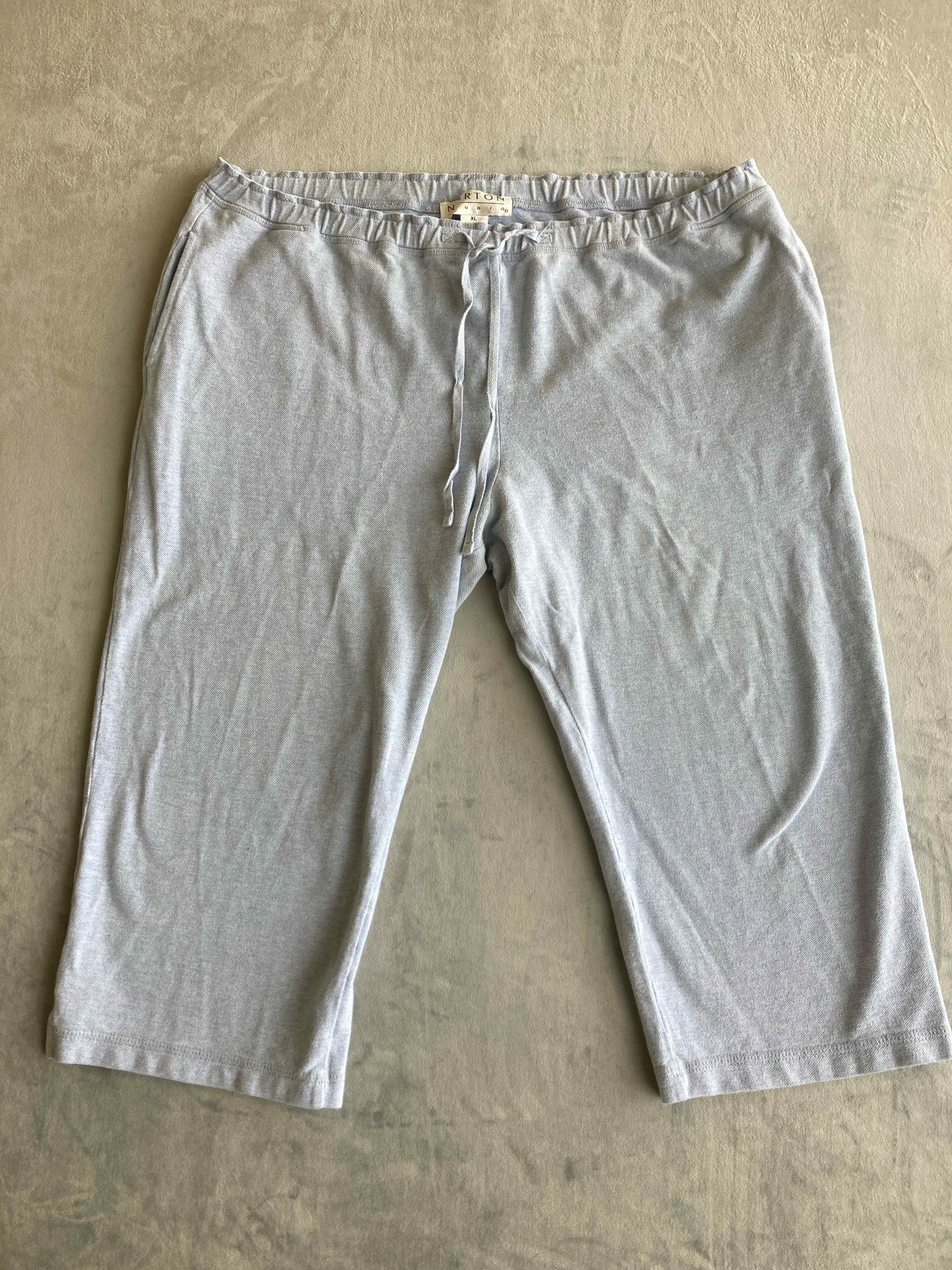 Norton Studio Light Blue Capri Lounge Pants