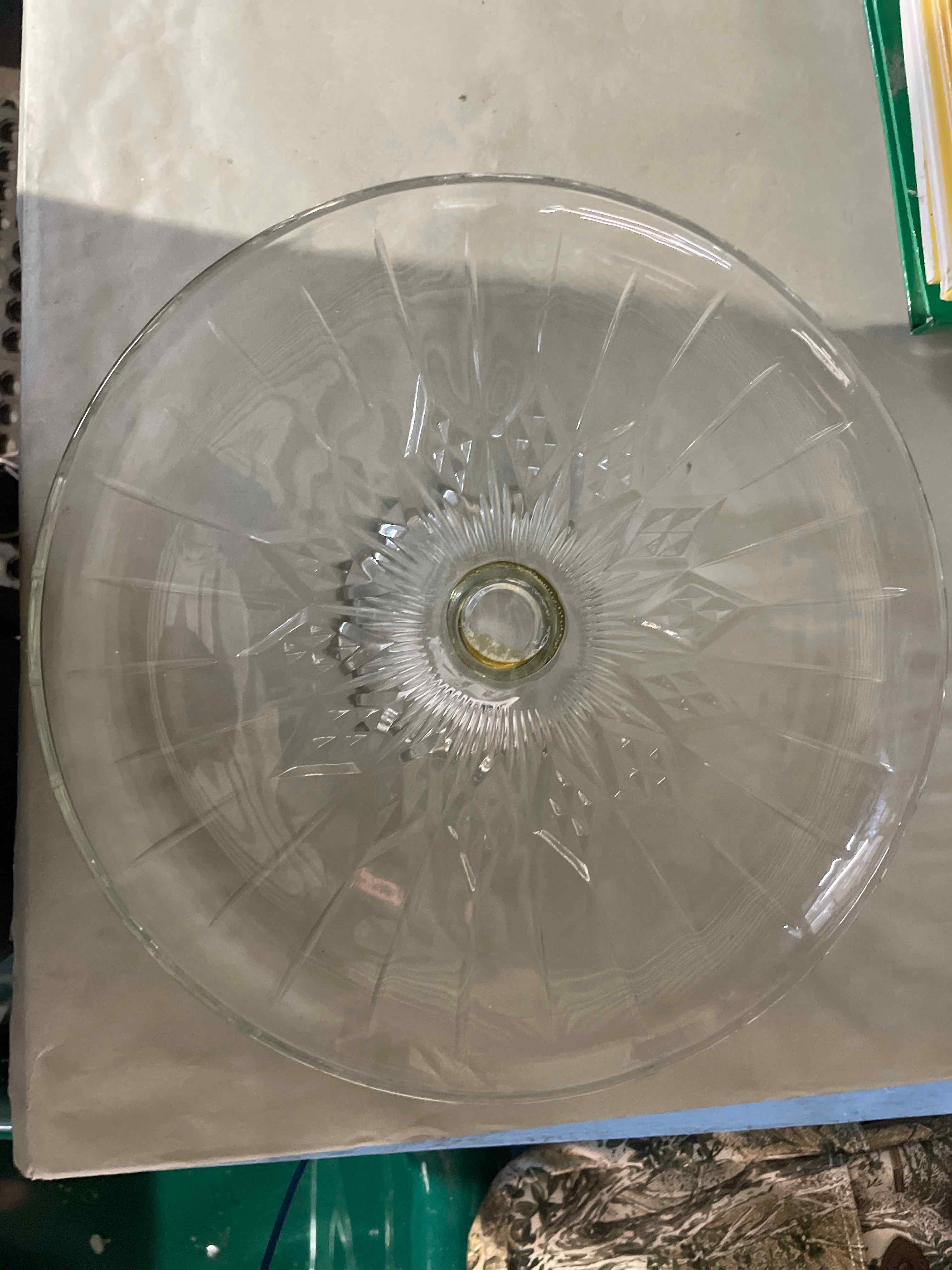 Clear Glass Cake Stand