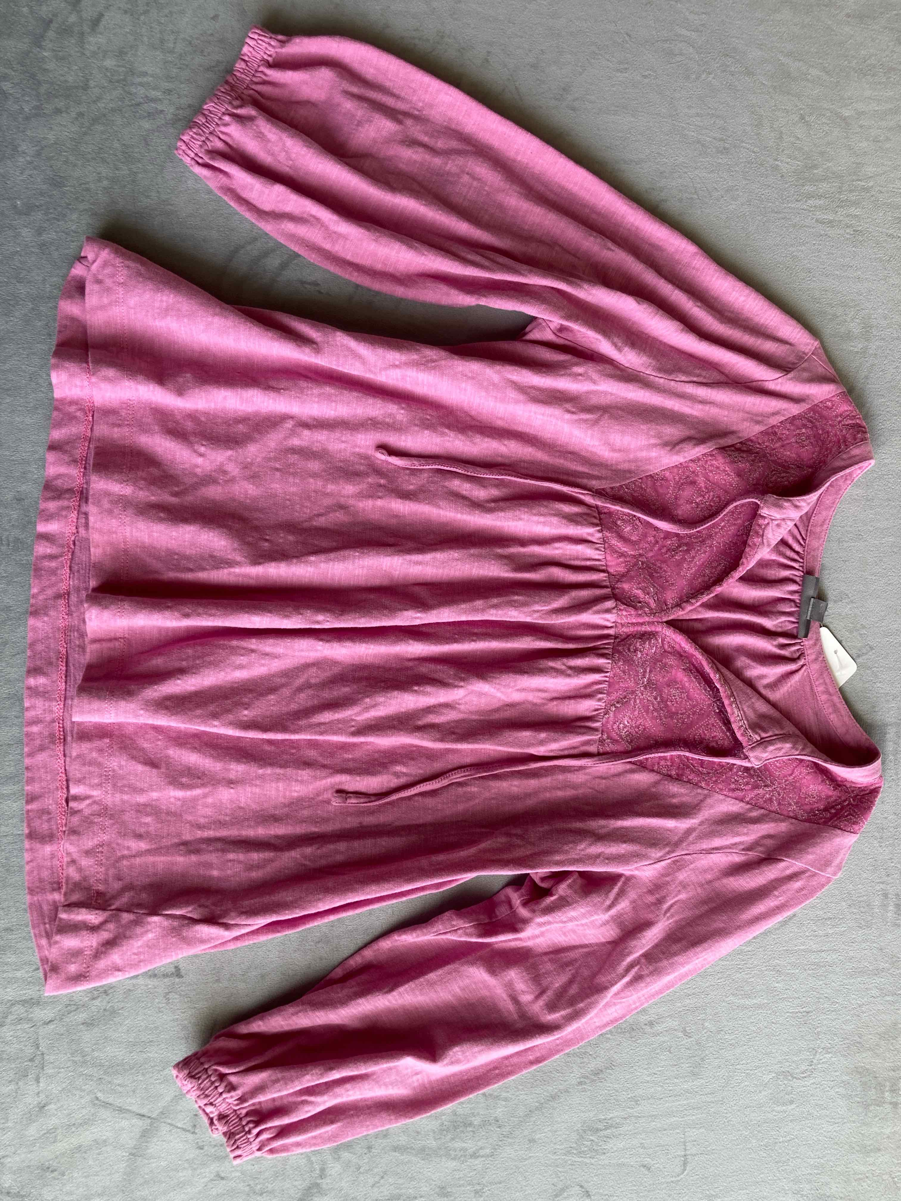 Style Co Pink Cotton Blend Blouse Medium
