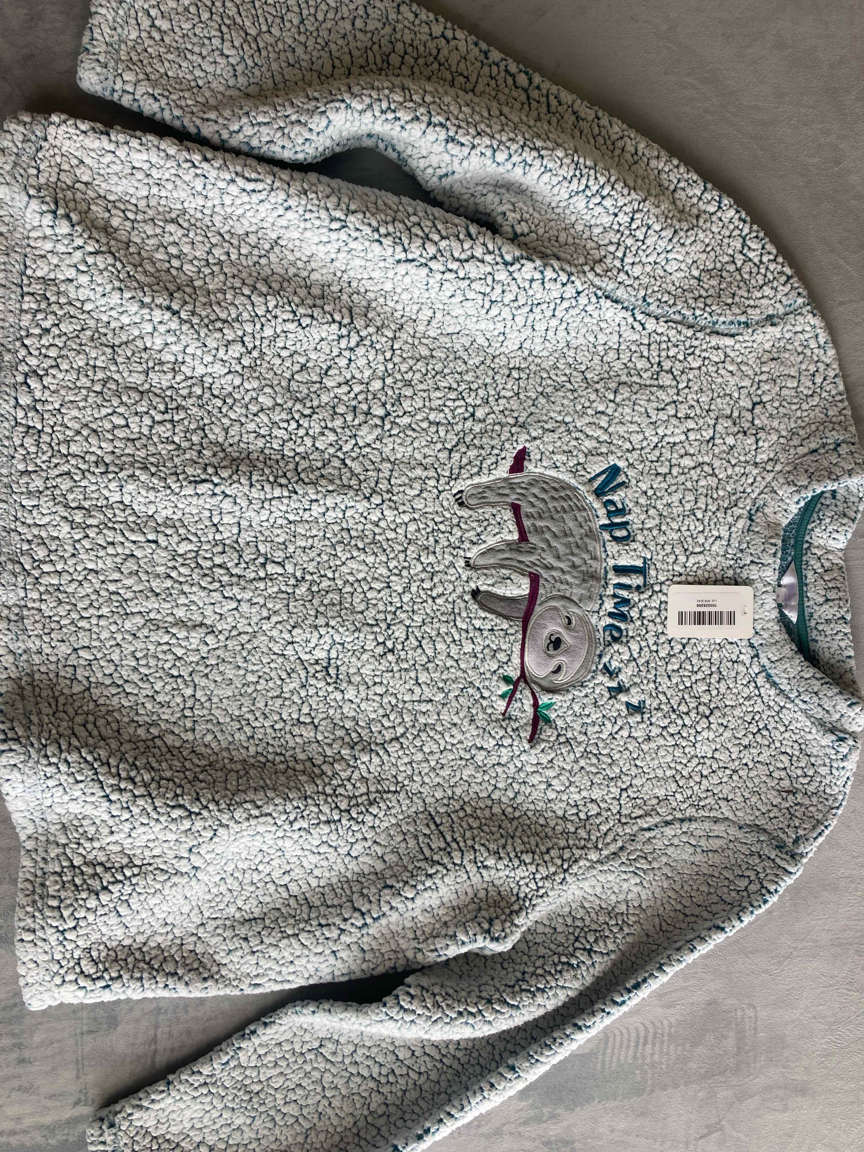 Secret Treasures Light Blue Fleece Pullover 3X