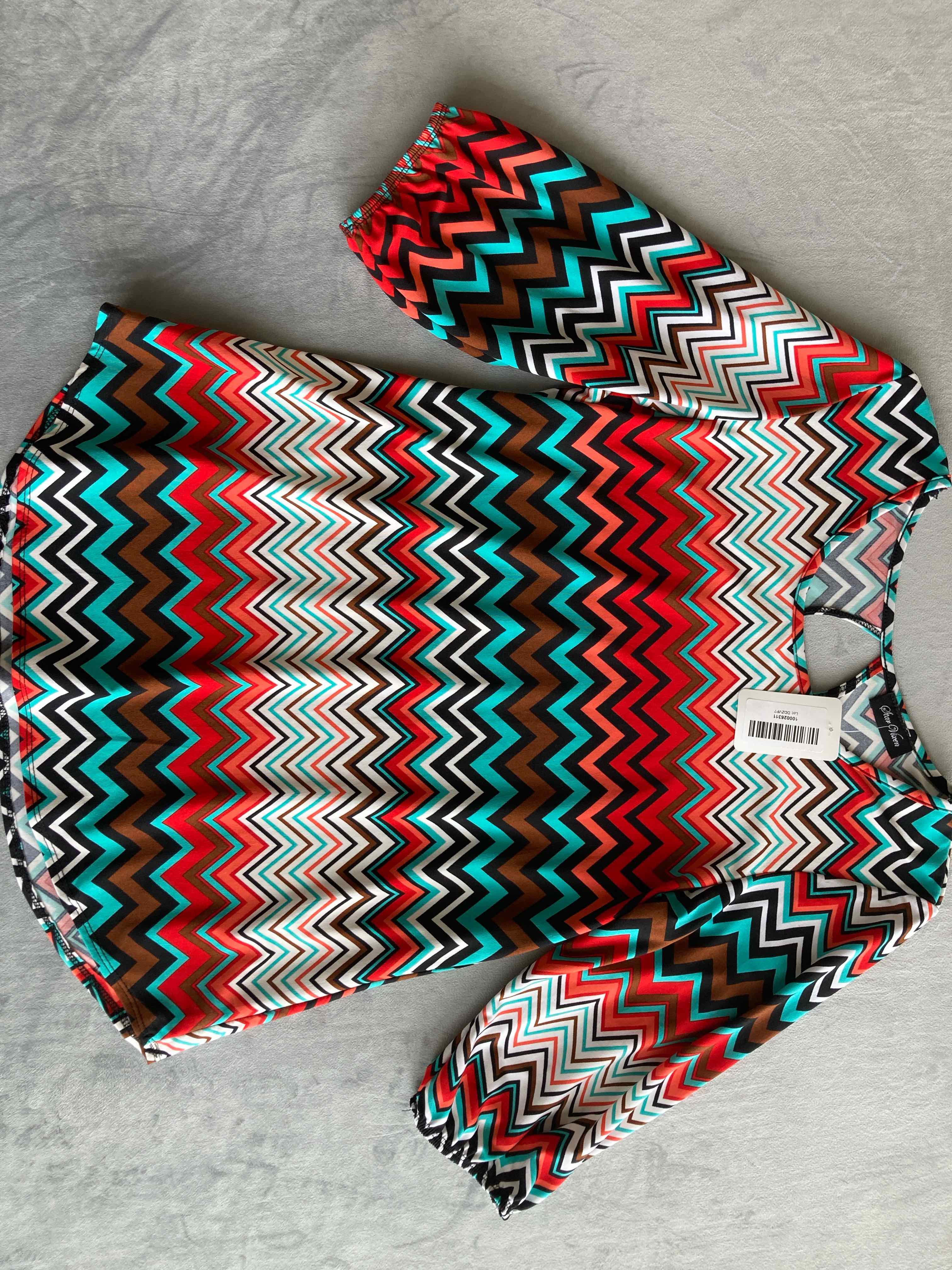 Star Vixen Multicolor Polyester Blouse Large