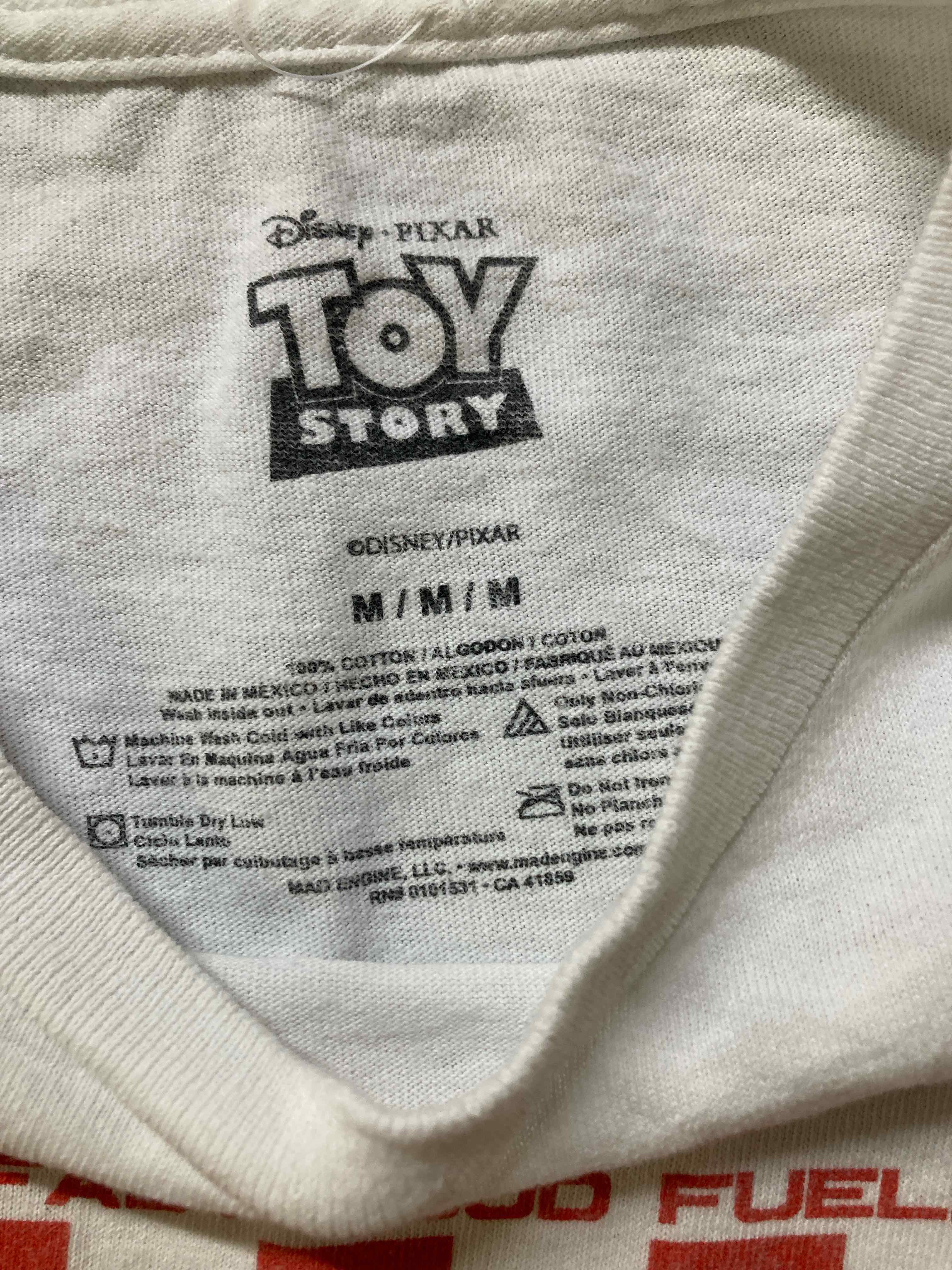 Toy Story White Cotton Long Sleeve Shirt Medium
