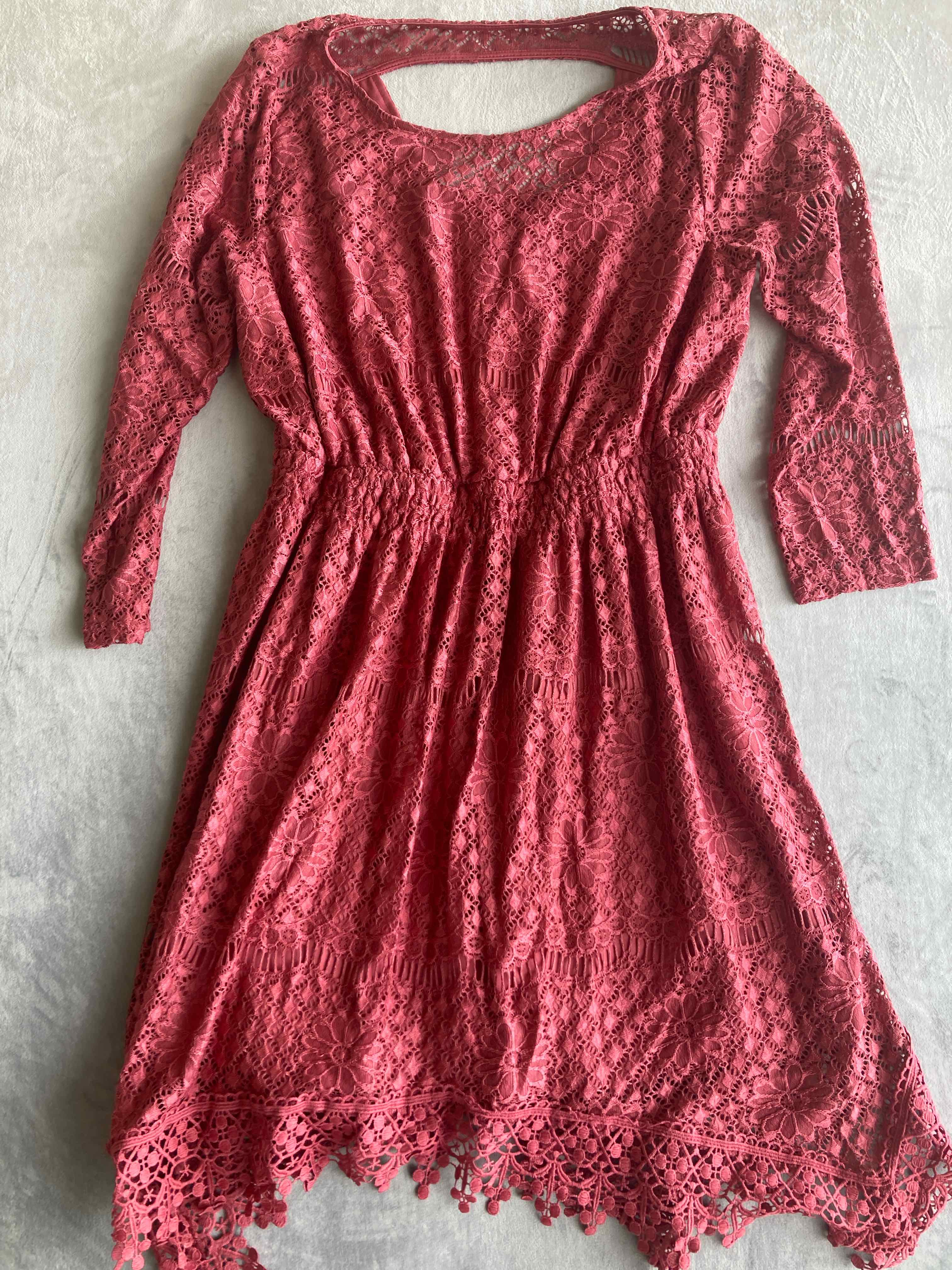 American Rag Red Lace Dress 1X