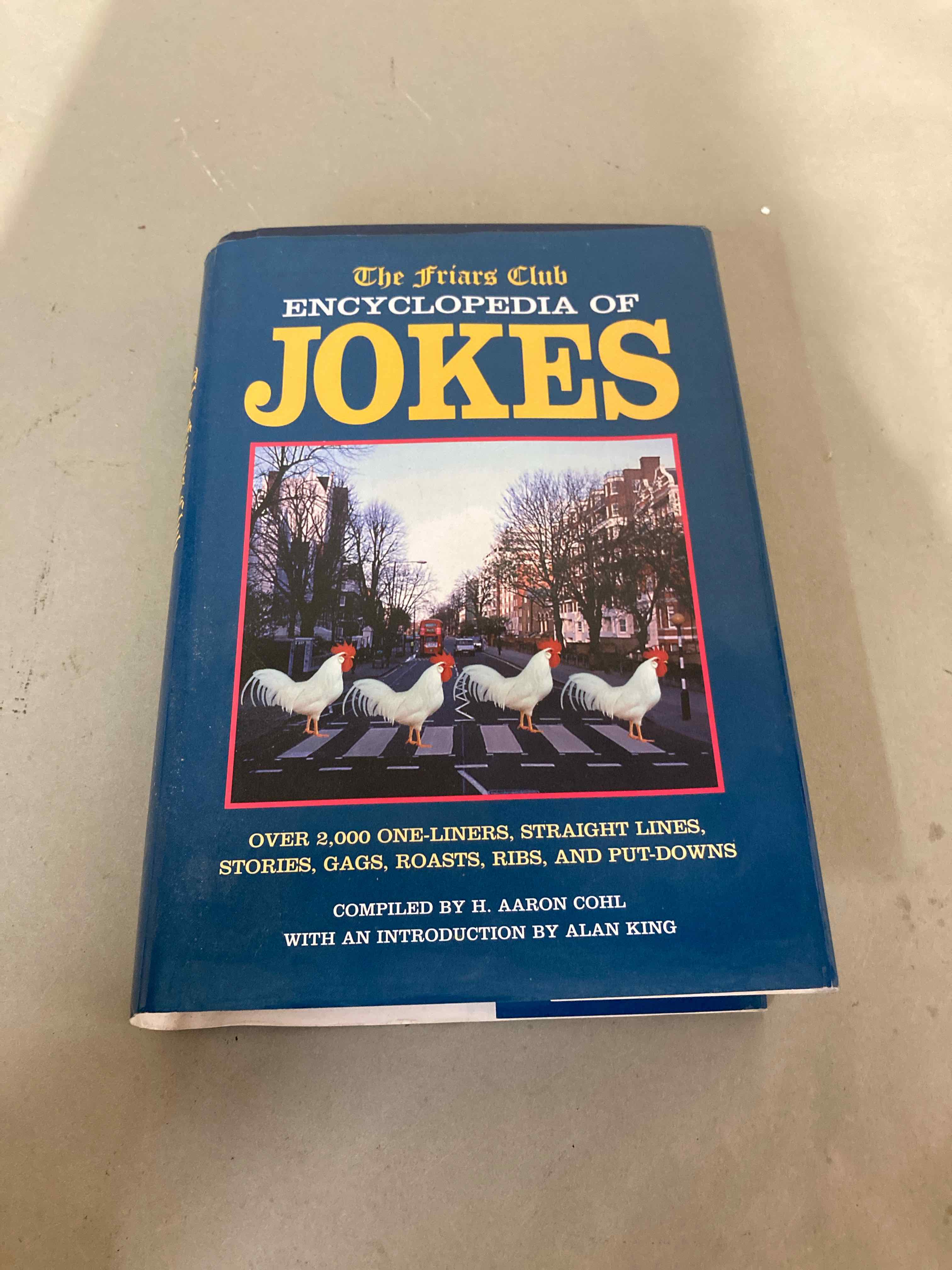 Friars Club Blue Encyclopedia of Jokes Hardcover
