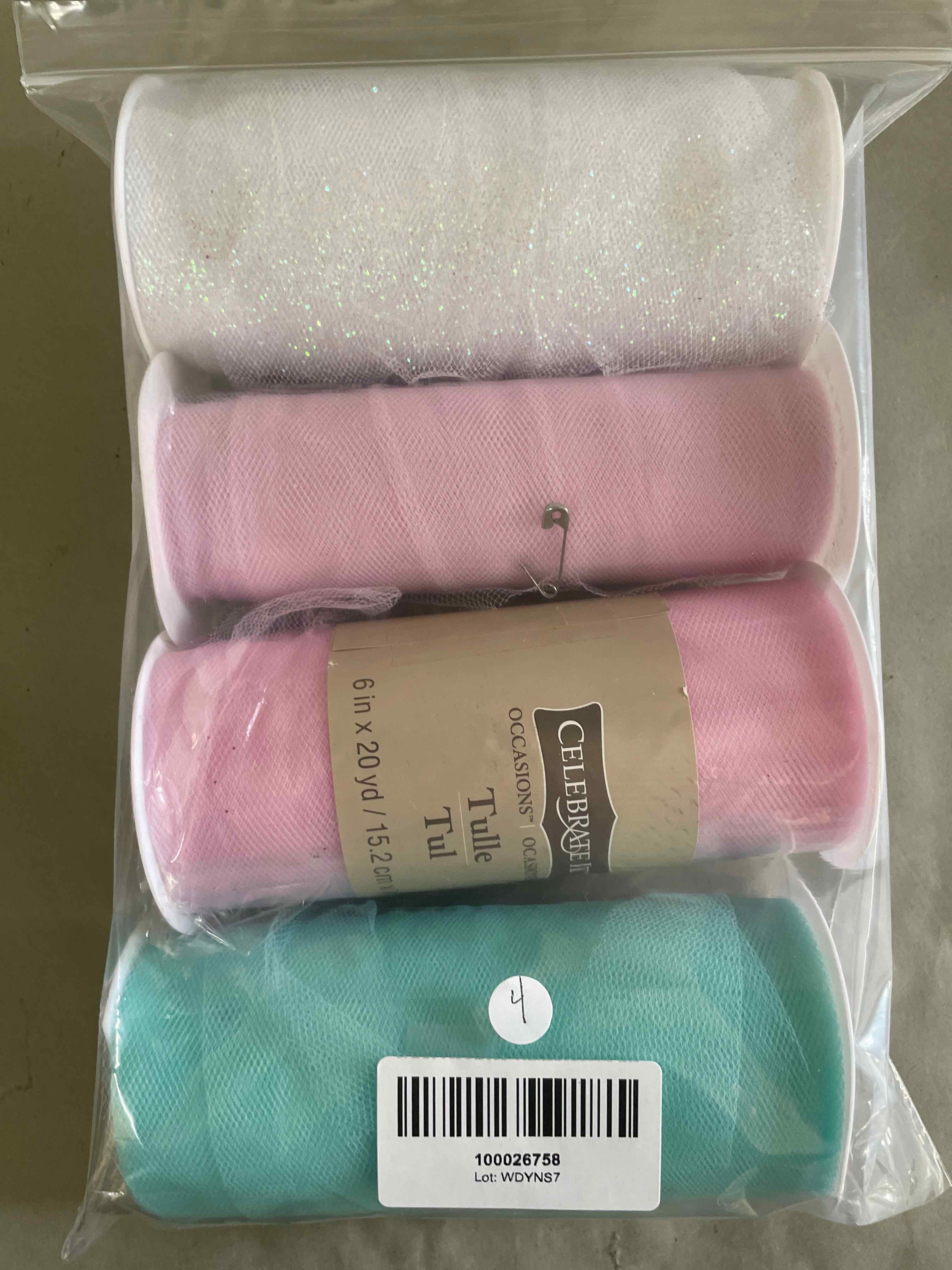 Celebration Assorted Tulle Rolls Multi-Pack