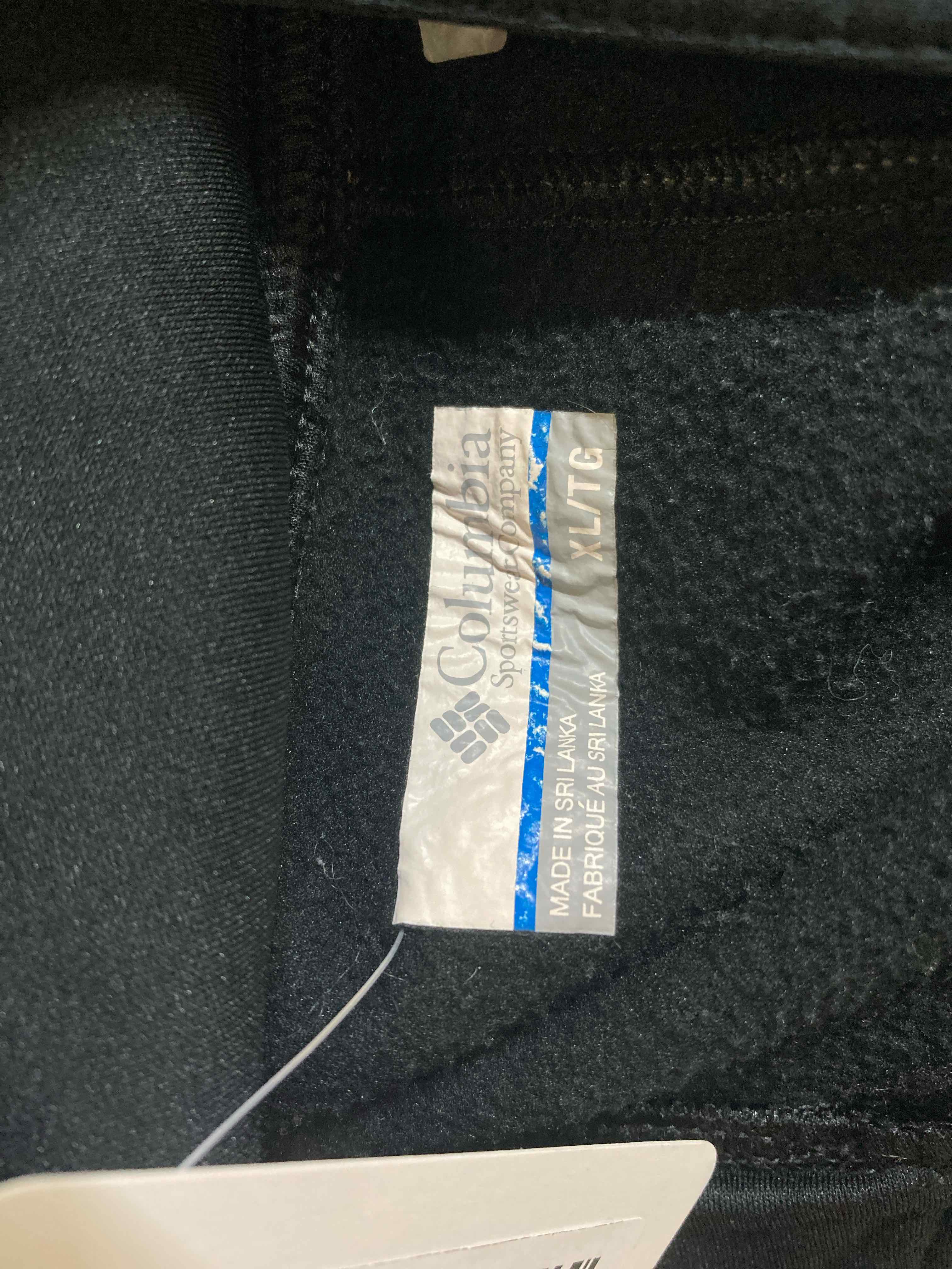 Columbia Black Polyester Blend Jacket XLTG