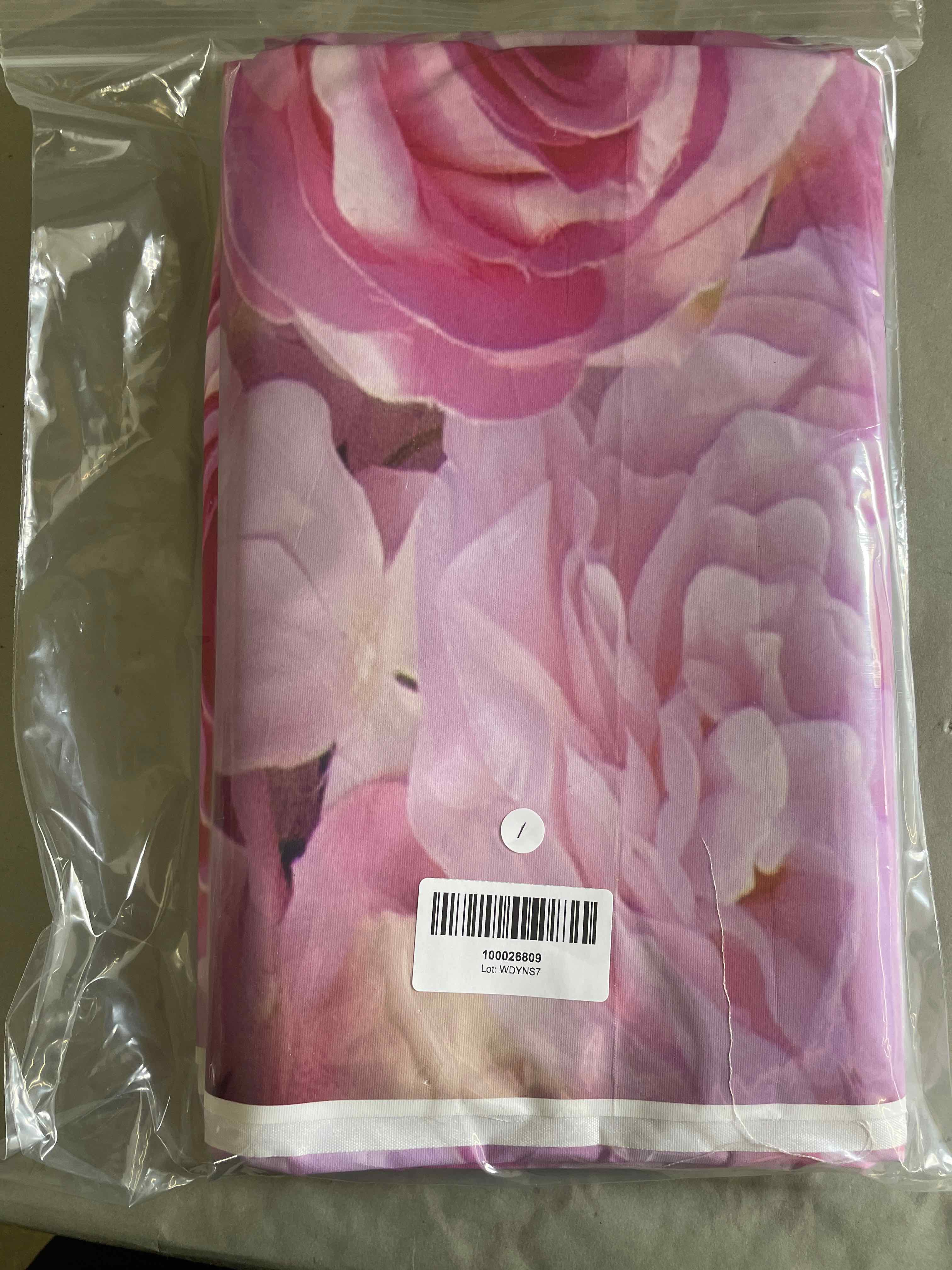Pink Purple Floral Canvas Fabric