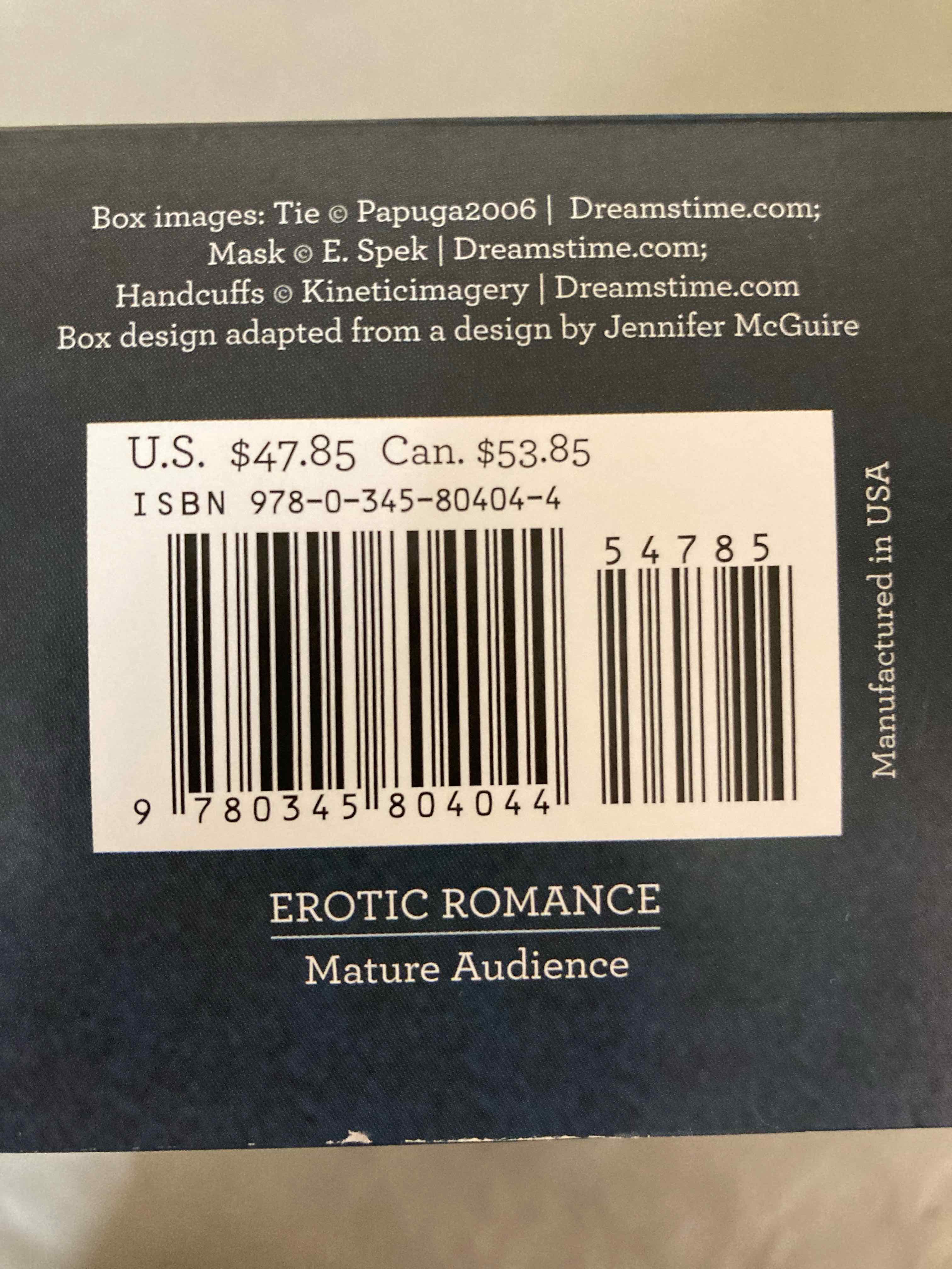 Vintage Fifty Shades Trilogy E L James