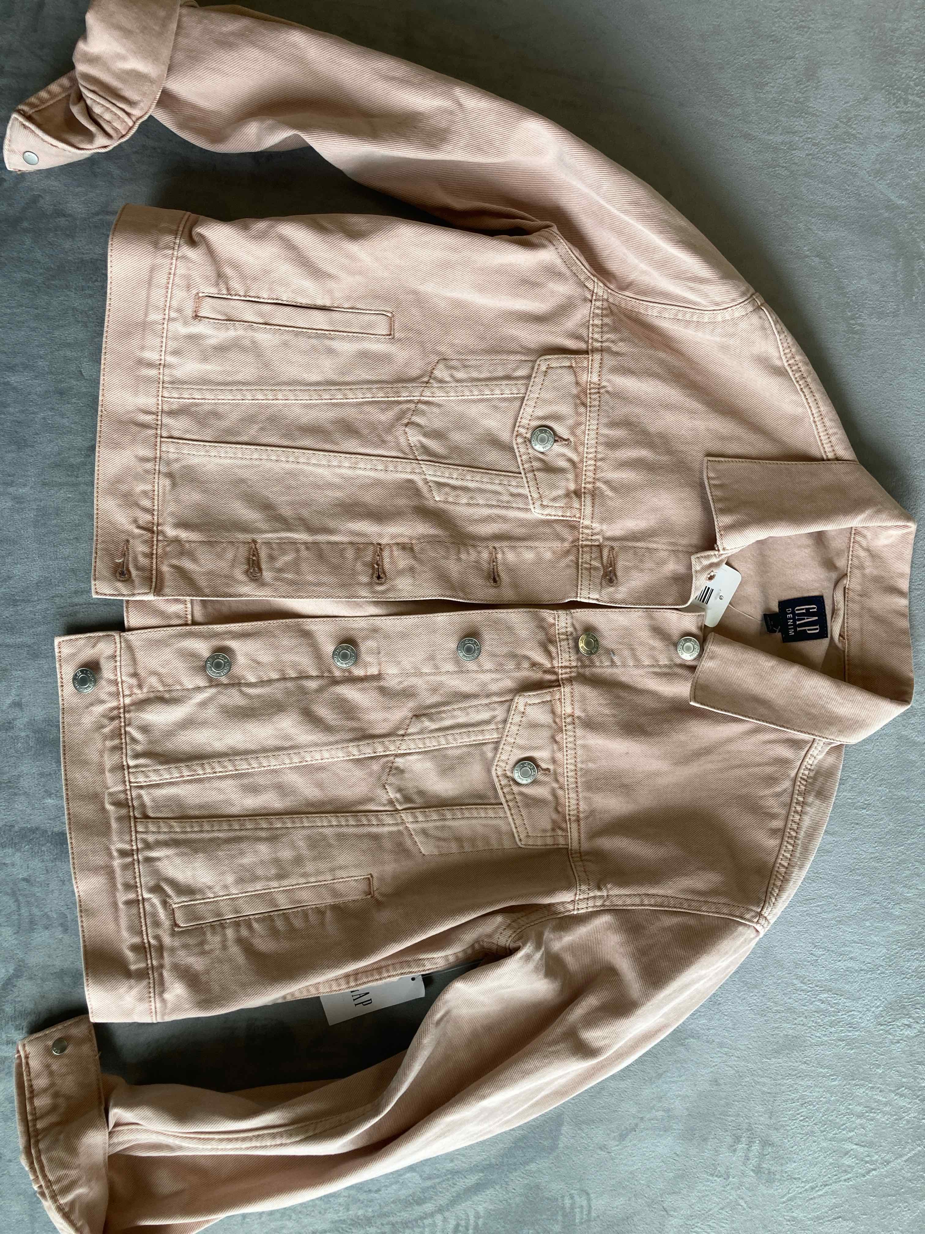 Gap Pink Denim Jacket Medium
