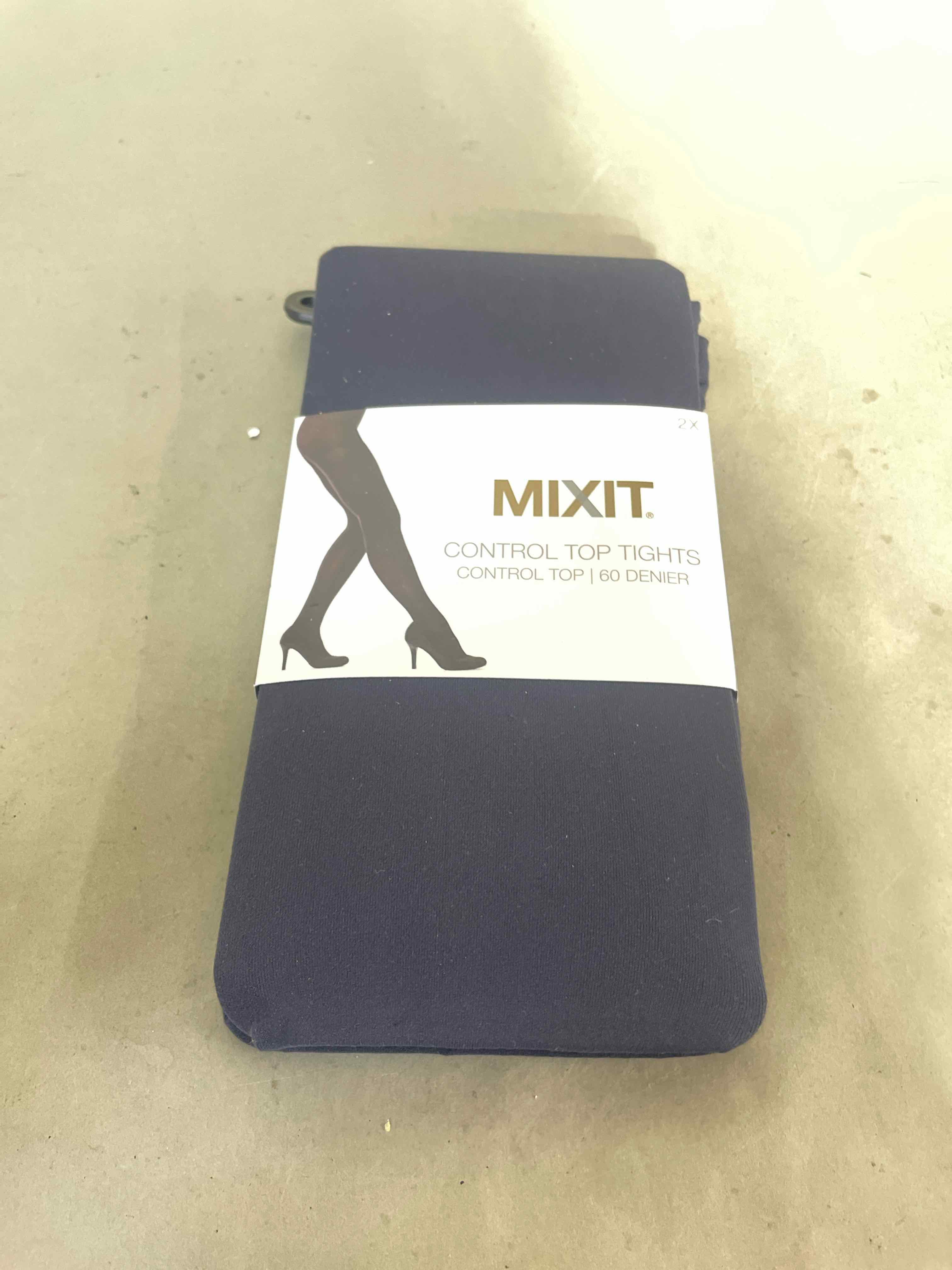 Mixit Navy 60 Denier Control Top Tights 2X
