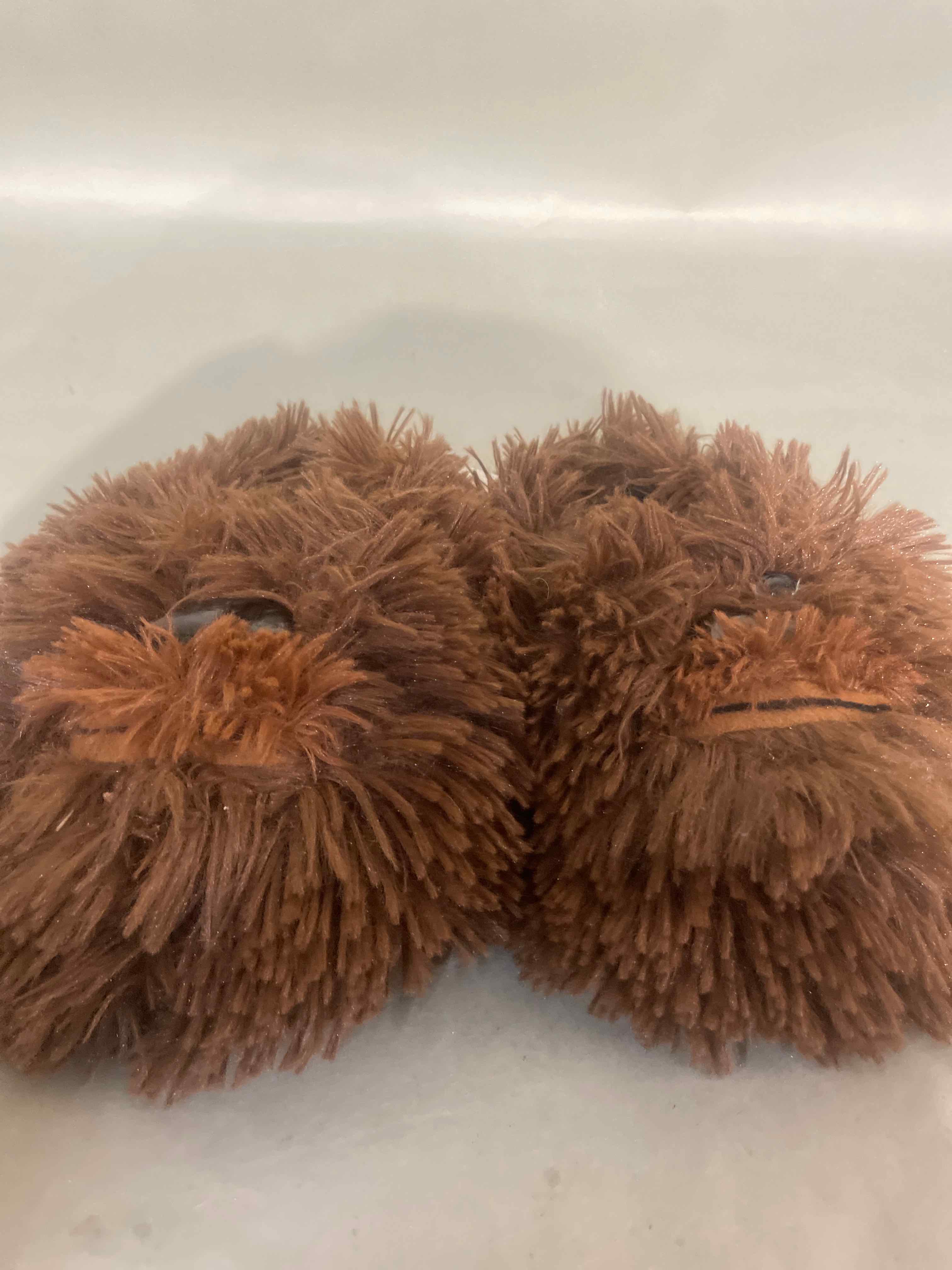 Brown Plush Slippers
