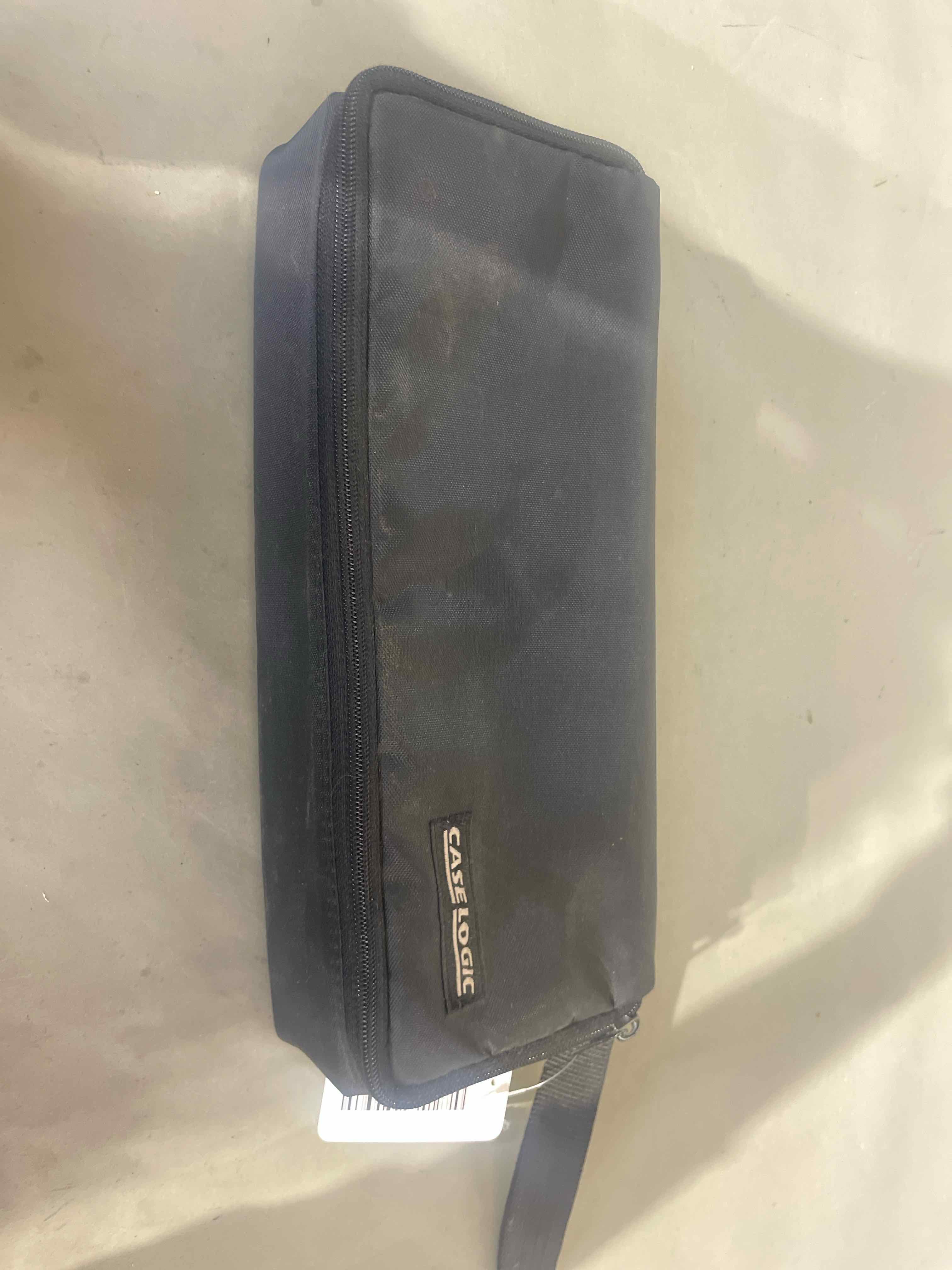 Case Logic Black Cassette Zipper Pouch