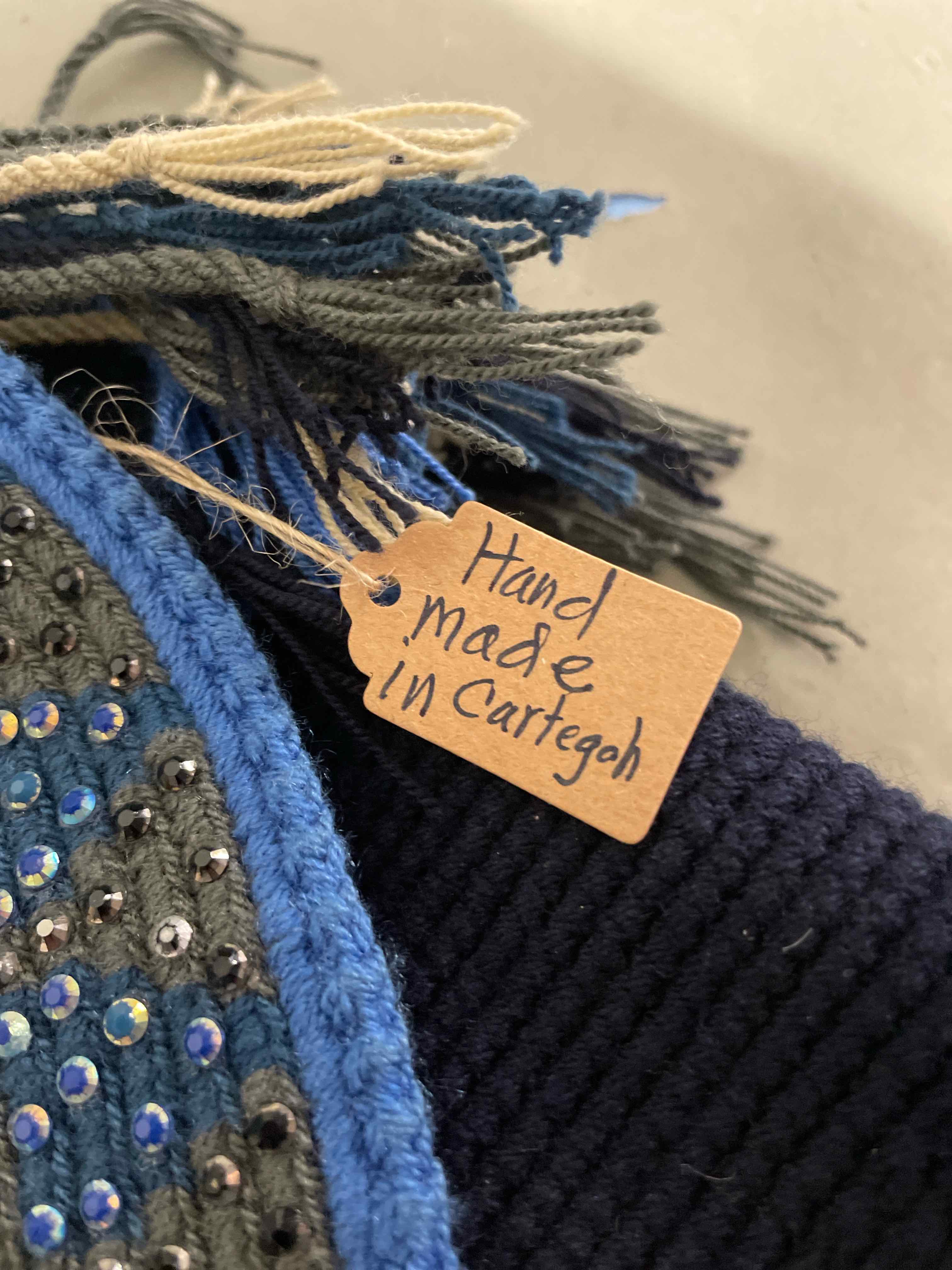 Blue Handmade Bohemian Handbag