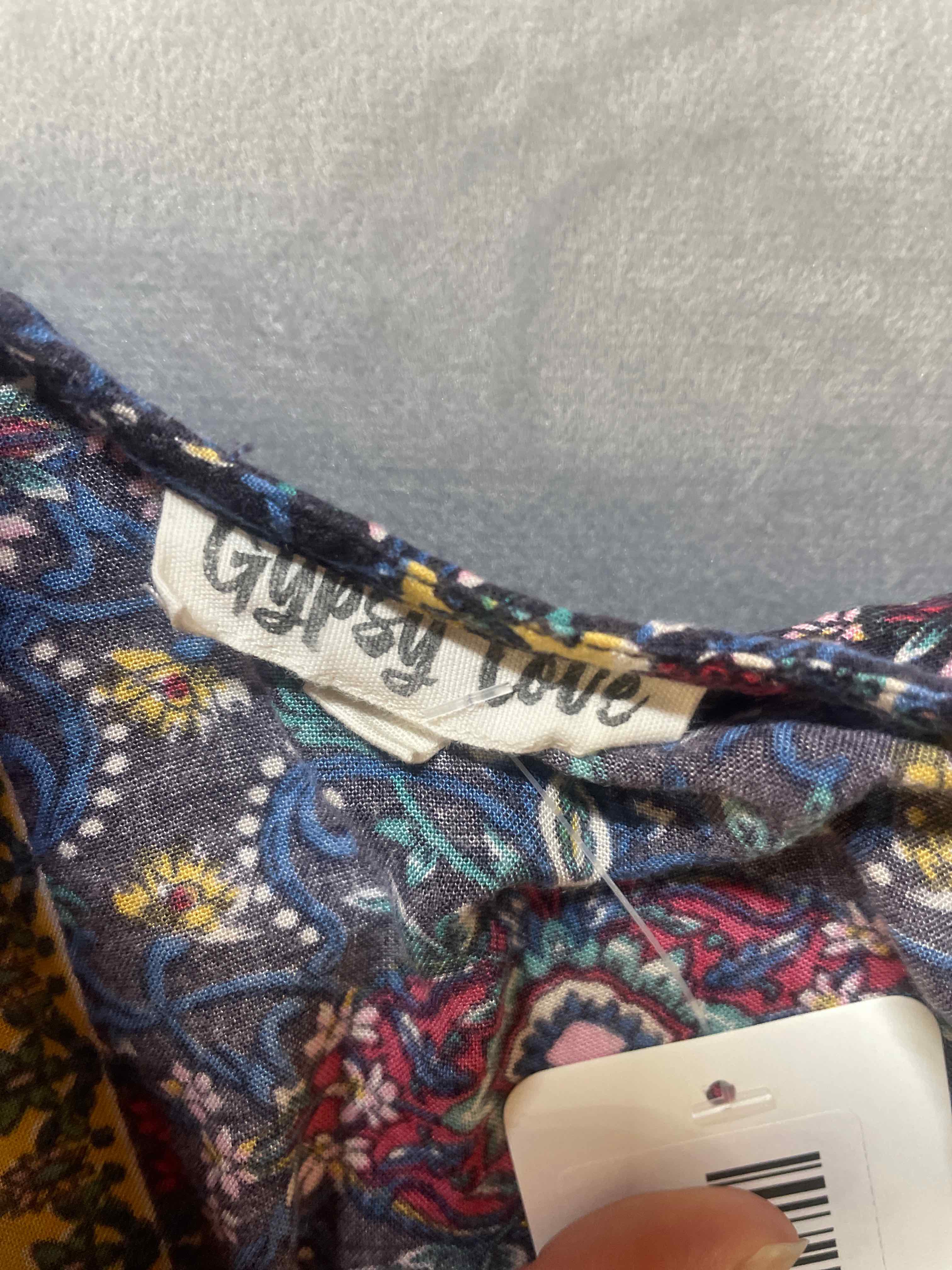 Gypsy Love Blue Floral Kimono Large