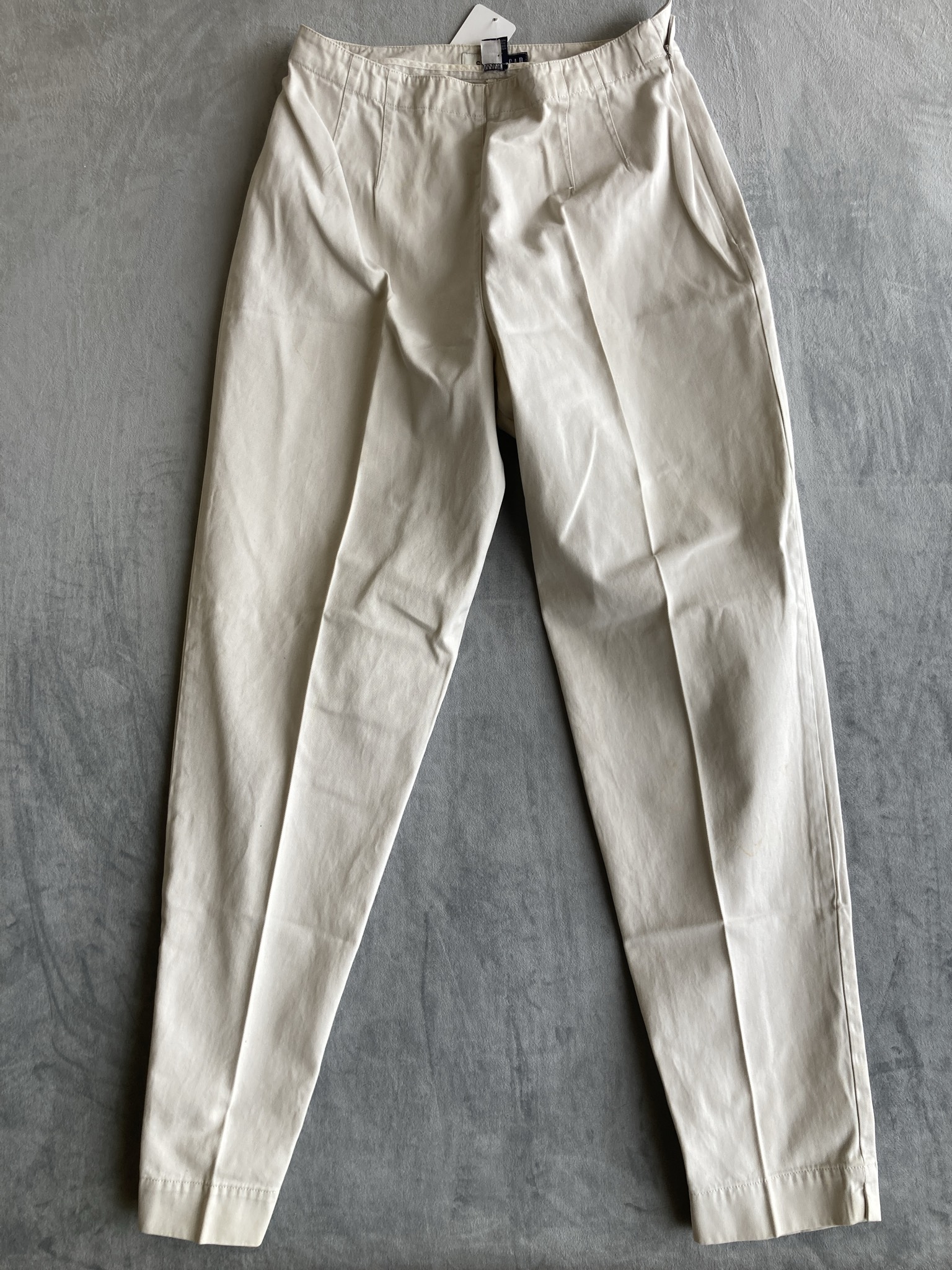 GAP Light Beige 100% Cotton Slim Fit Pants Size 12R