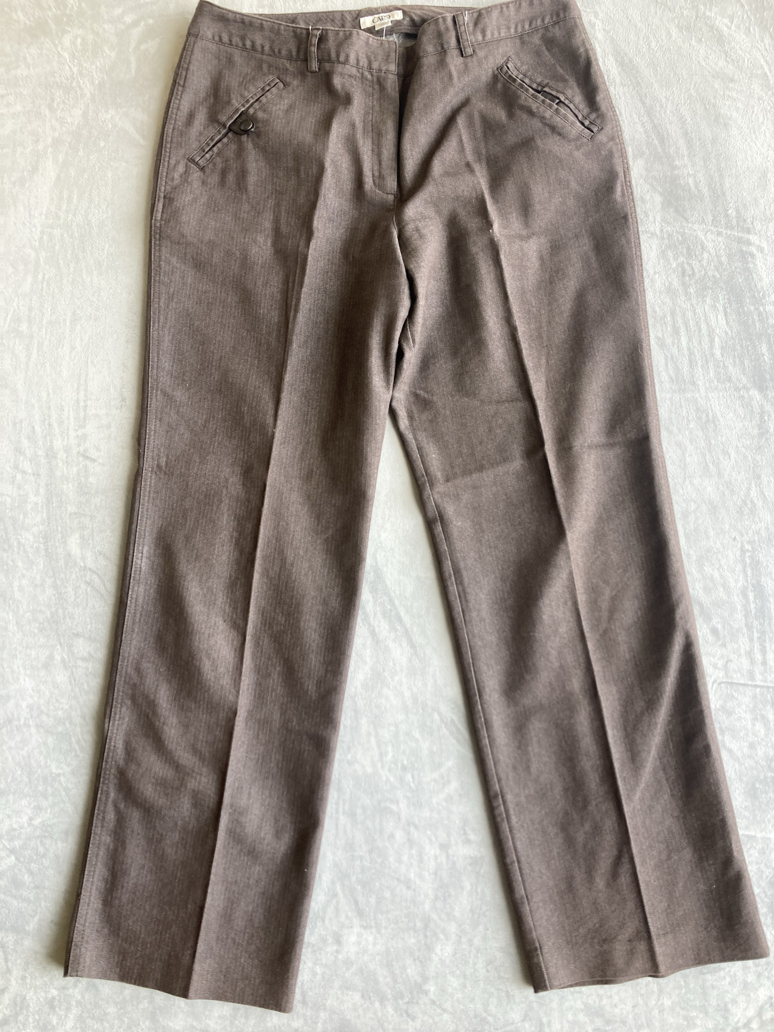 CATO Brown Straight Leg Pants Size 16