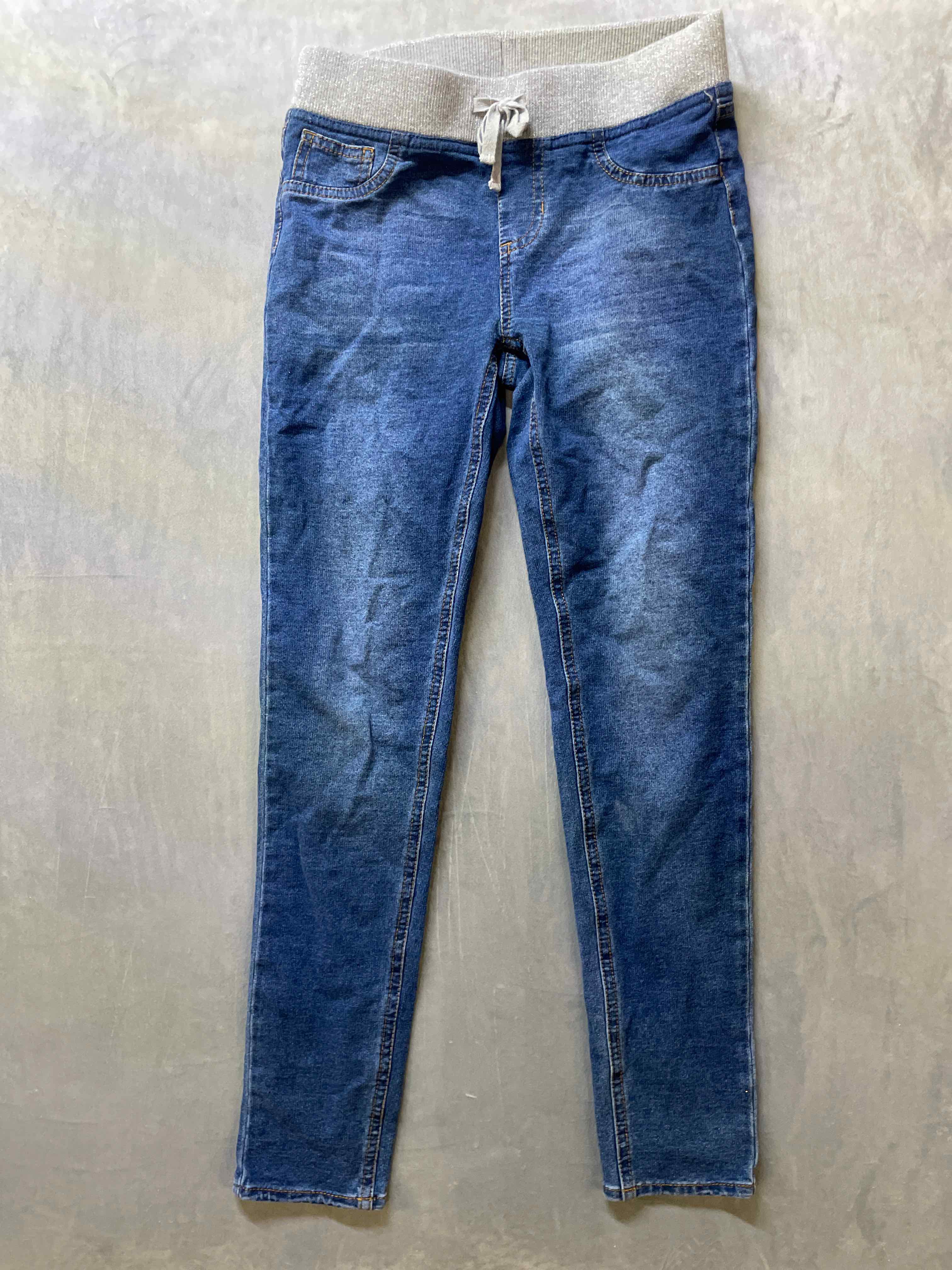 Arizona jeans Blue cotton blend jeggings size 14