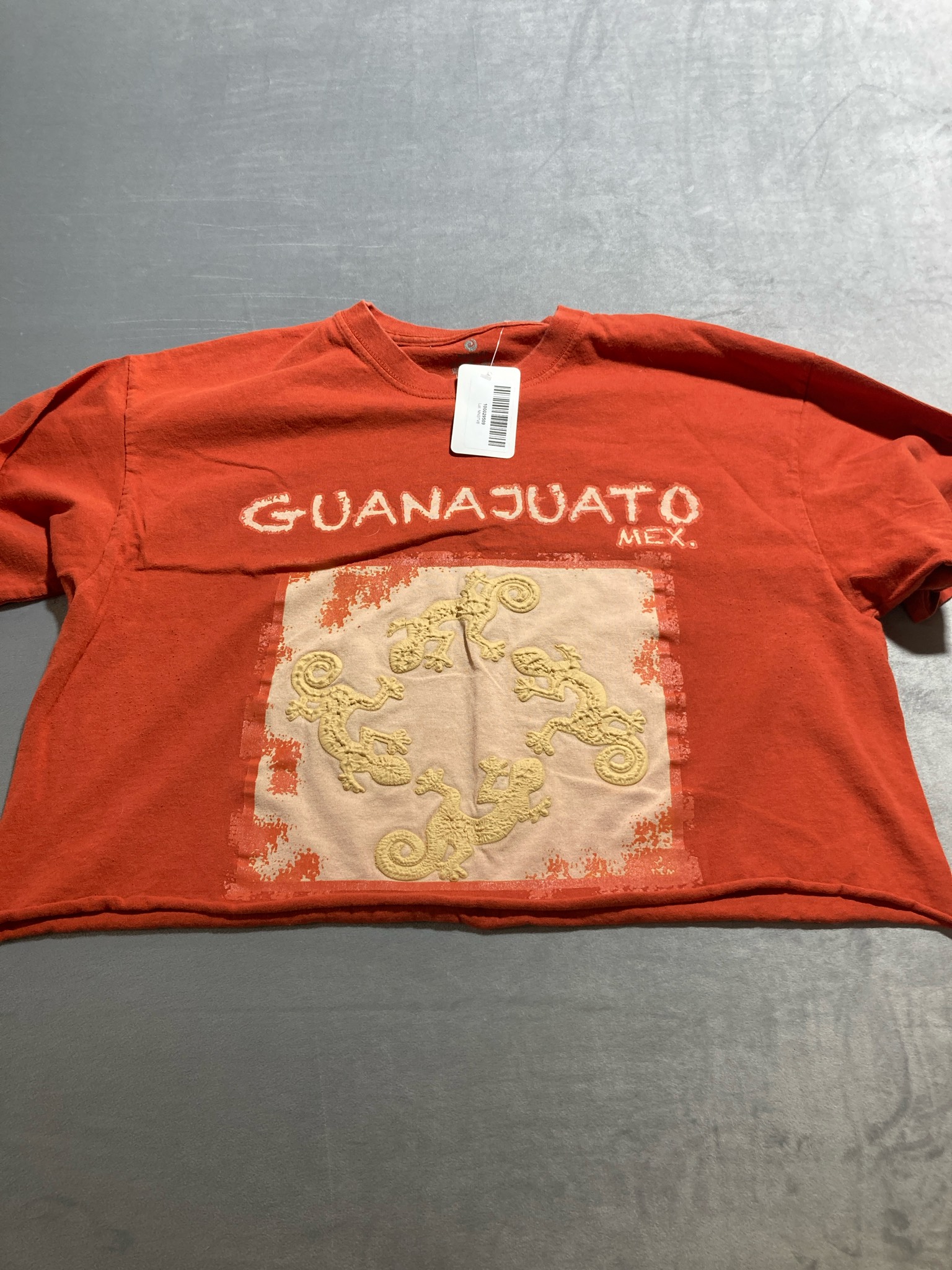 Rust Orange Cotton-Jersey T-Shirt