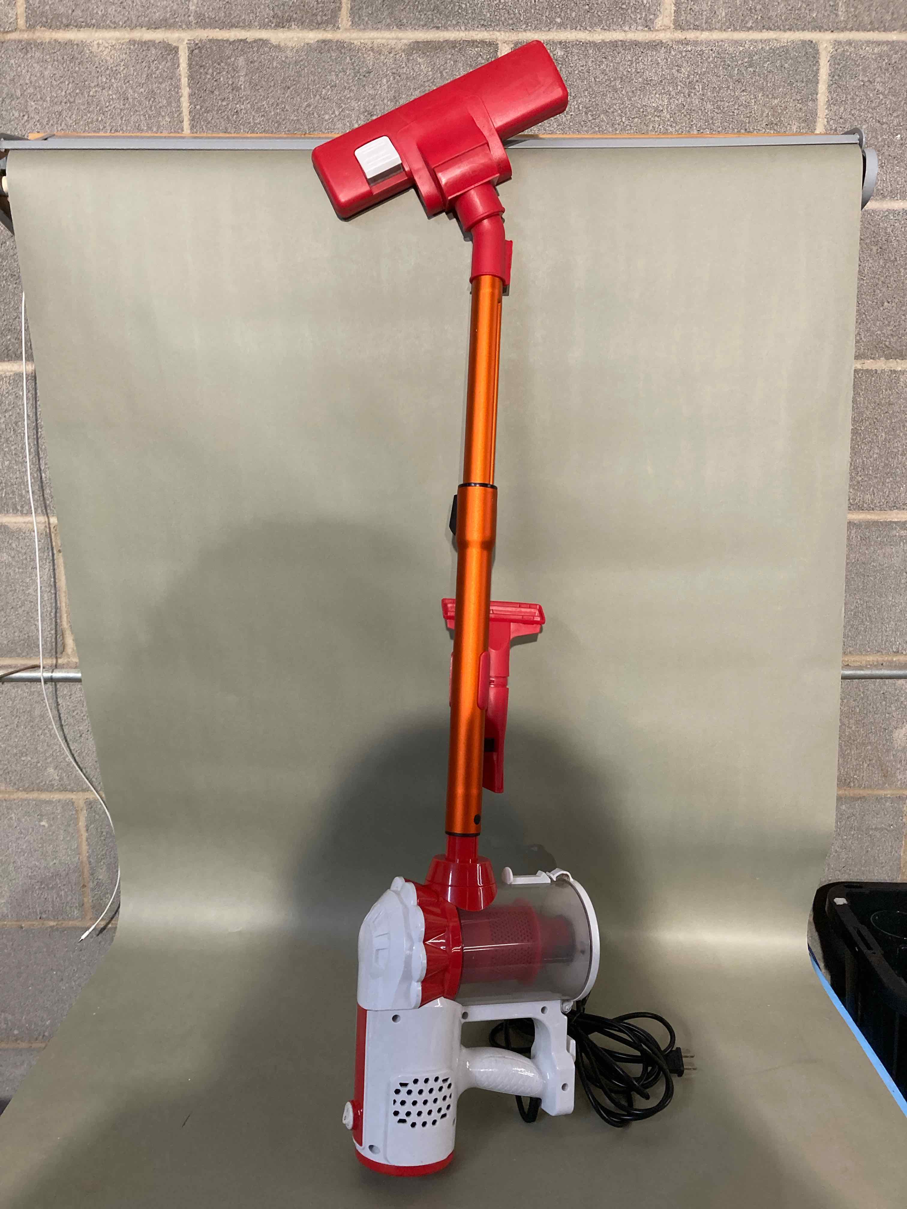 Handheld Vacuum Cleaner Red White Extendable Wand