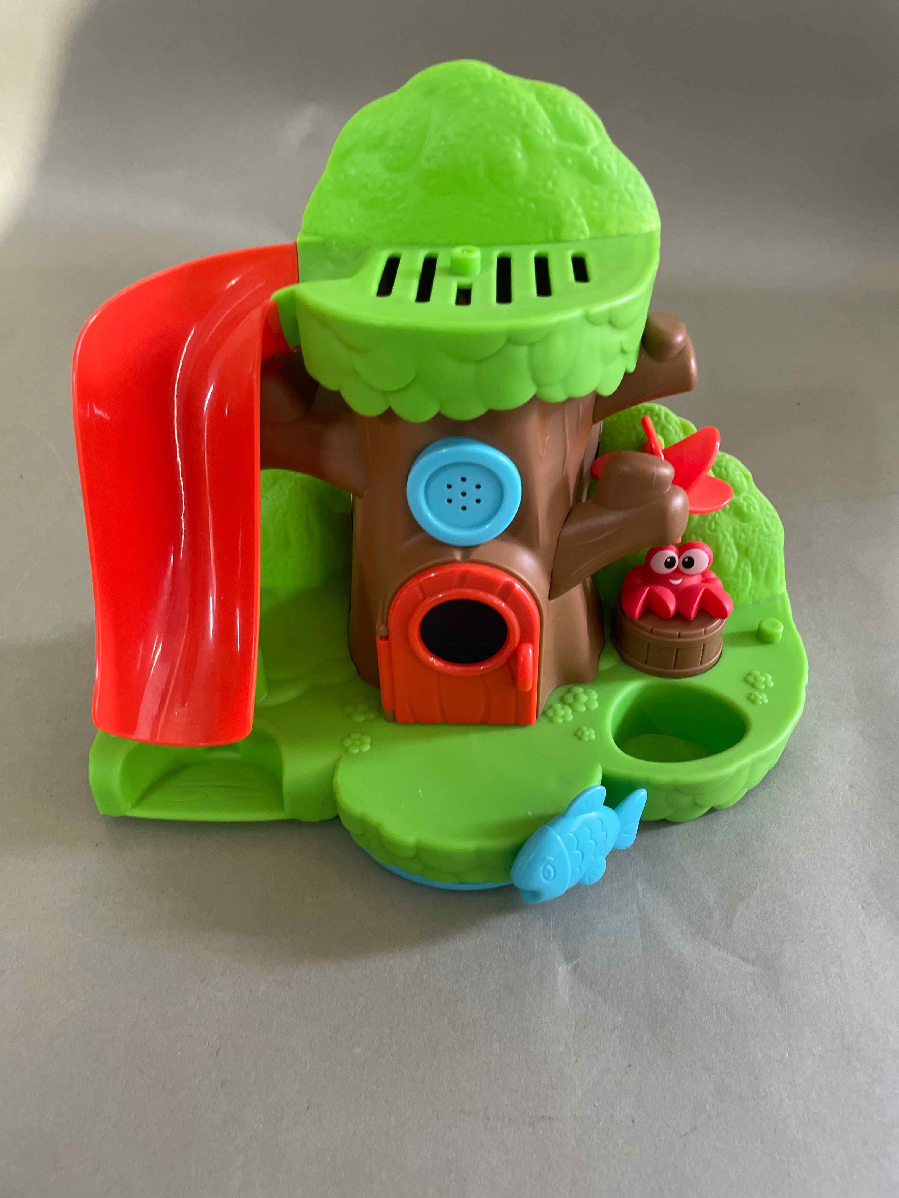 Green Brown Plastic Toy House