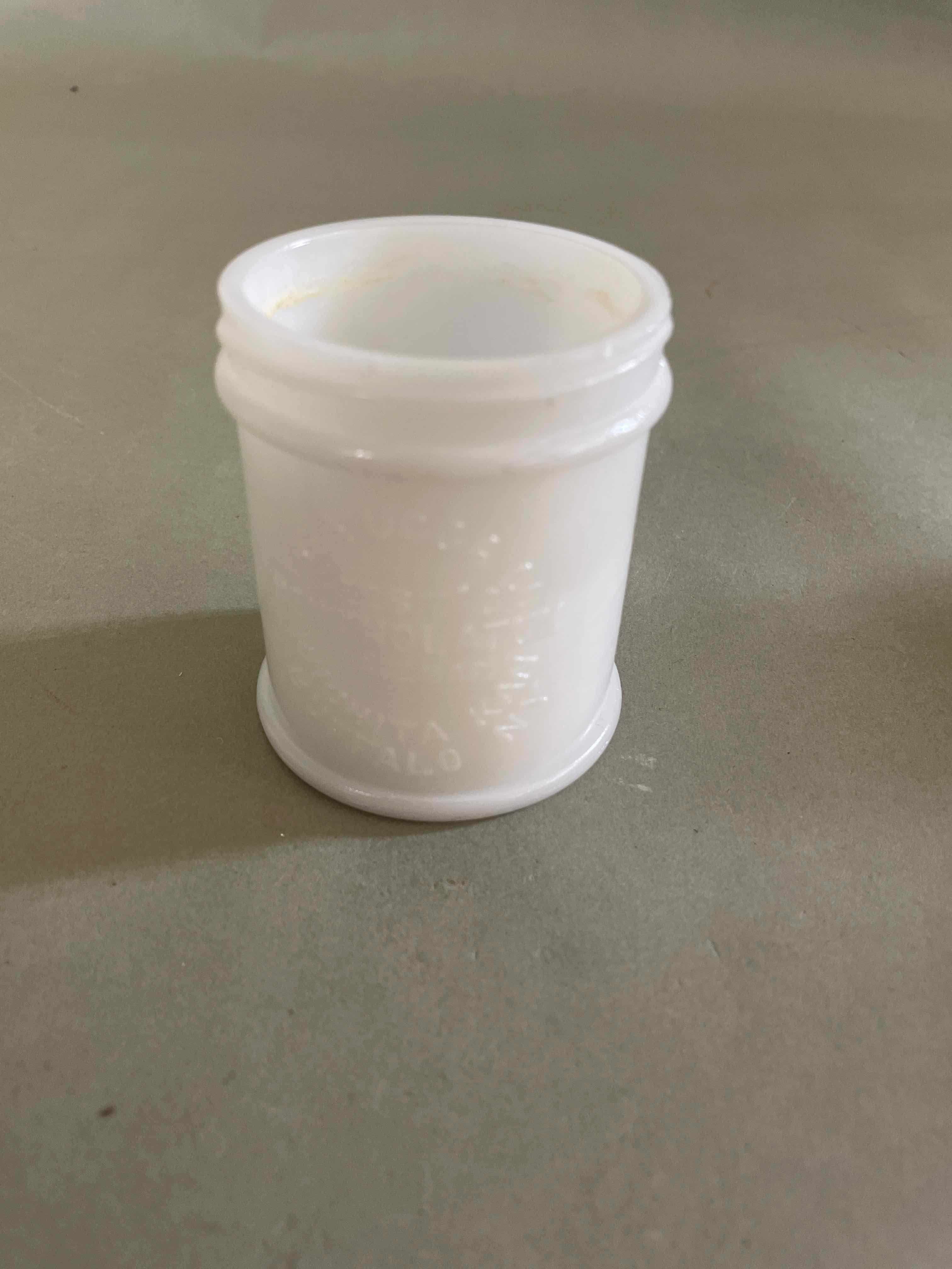 White Vintage Medicine Jar