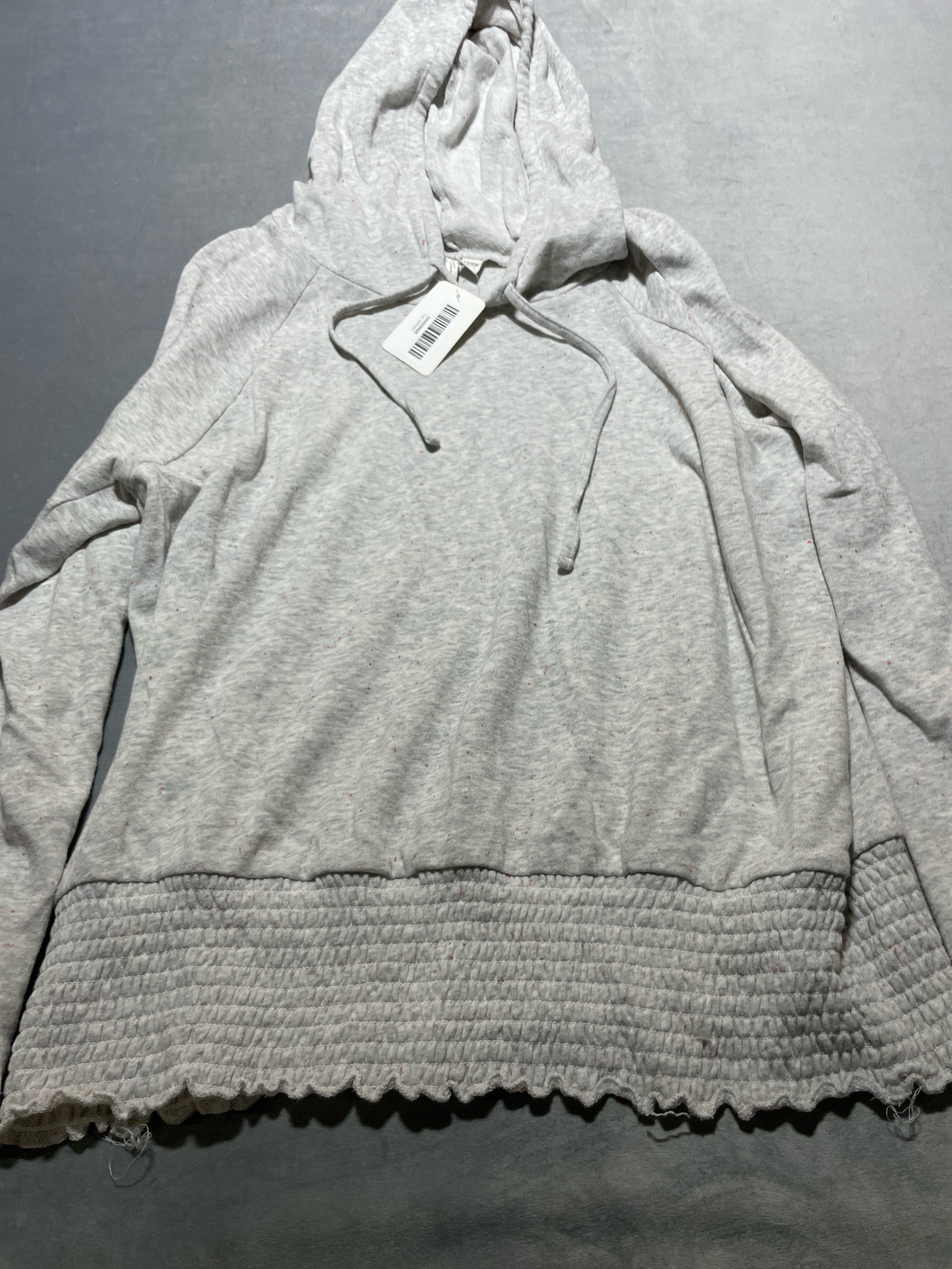 Light Heather Gray Sweatshirt Hoodie