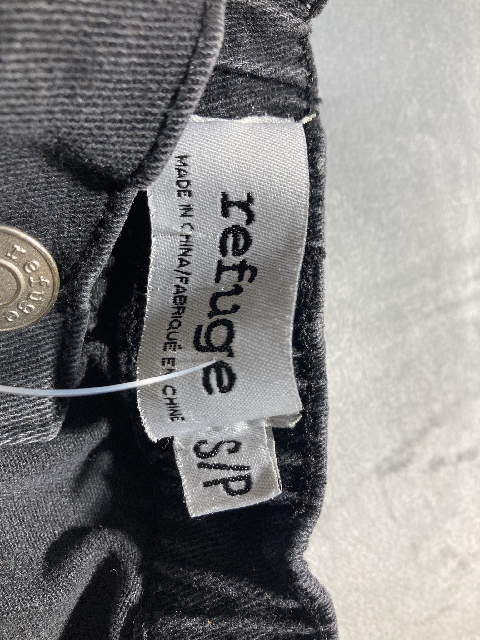 Refuge black cotton blend jeans size small 