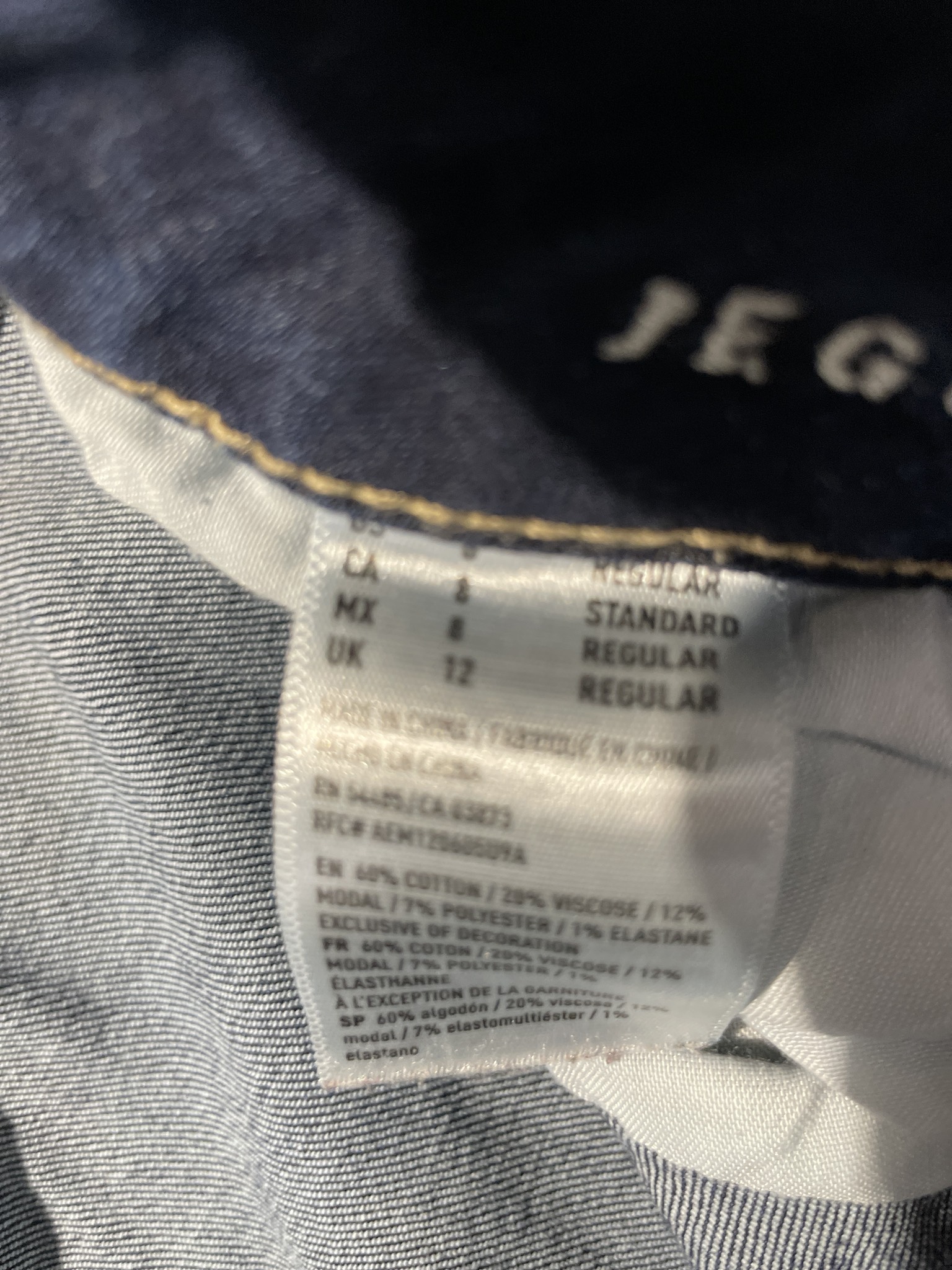 American Eagle Outfitters Blue Distressed Jeans