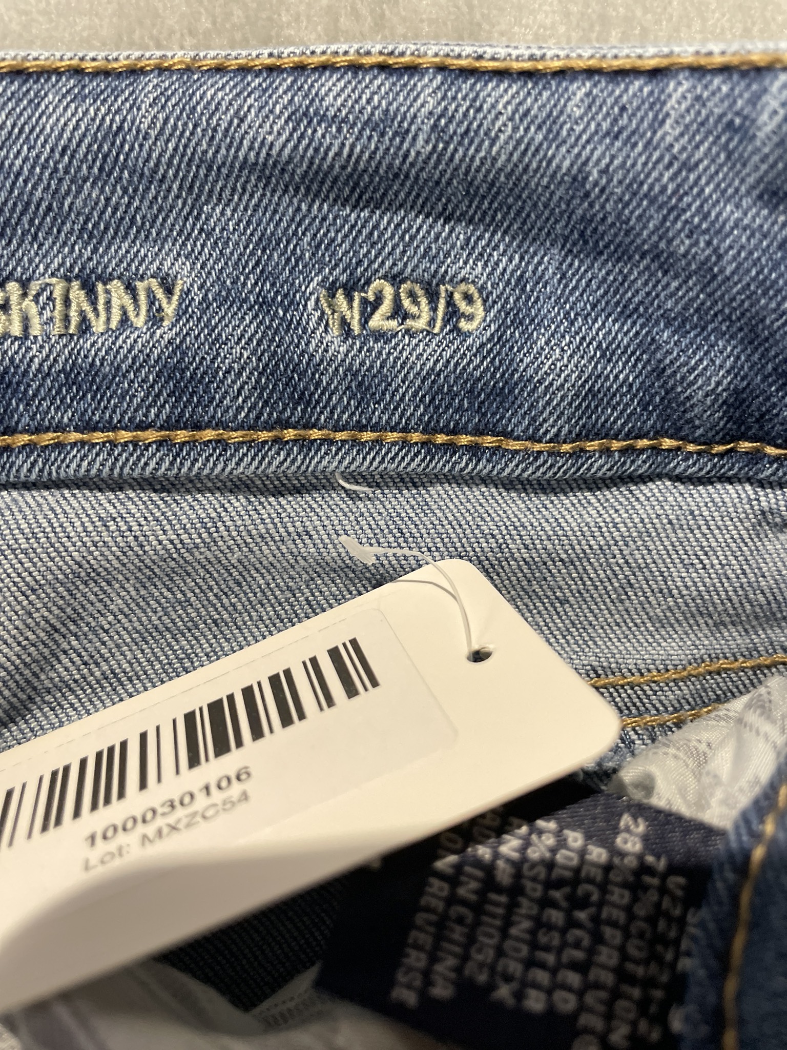 vanilla star Light Blue Distressed Skinny Jeans Size W29/9