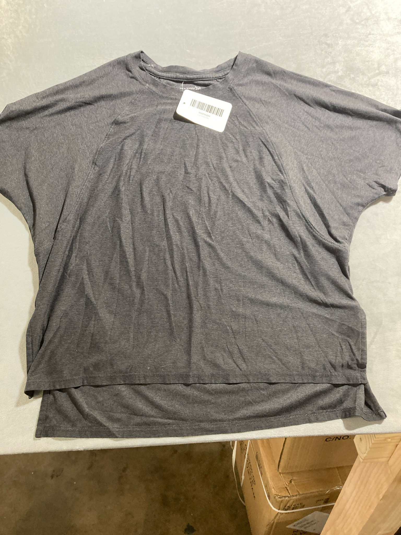 Old Navy Active Charcoal Heather Jersey T-Shirt Size M