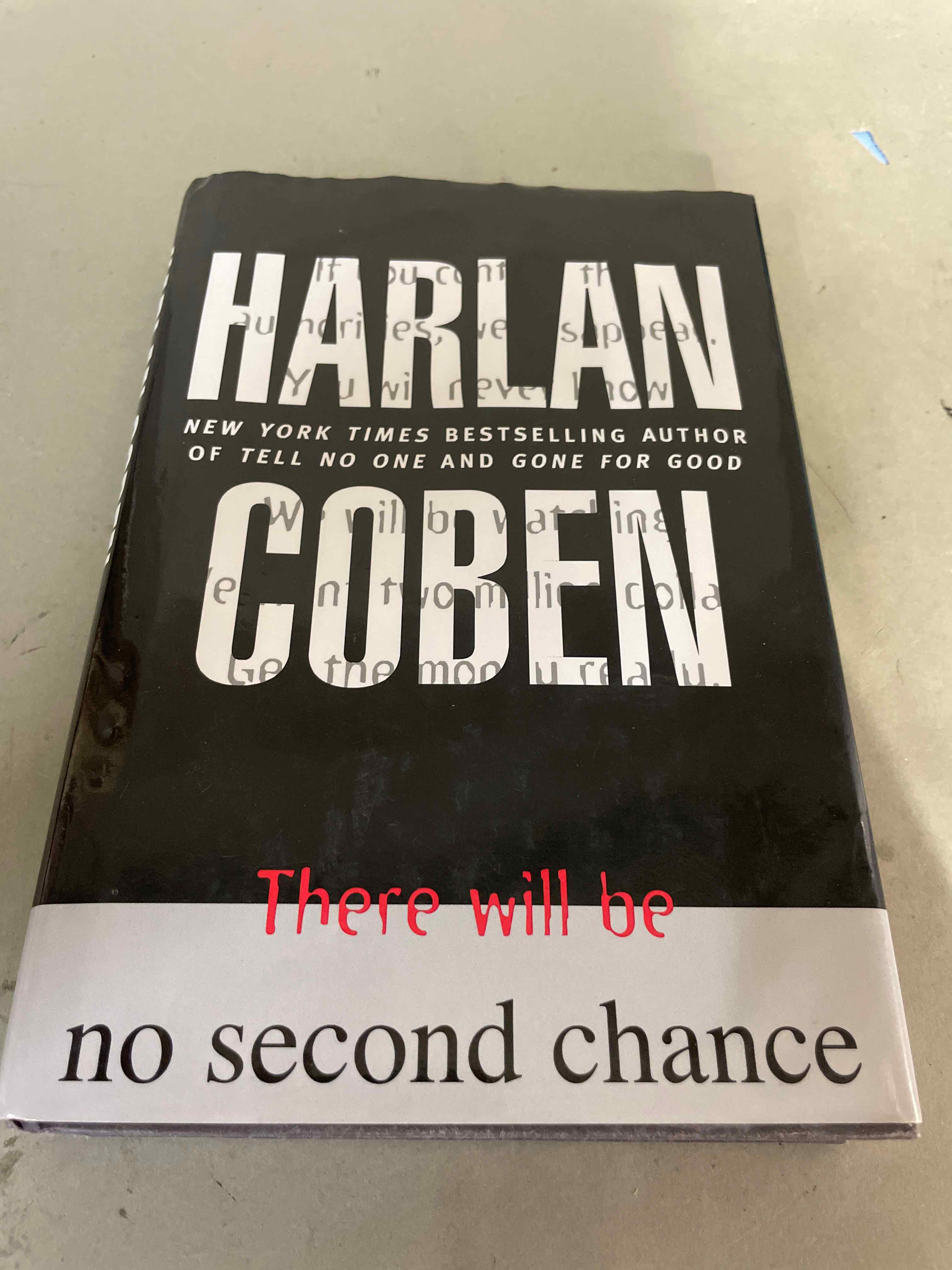 Harlan Coben Black Hardcover Book