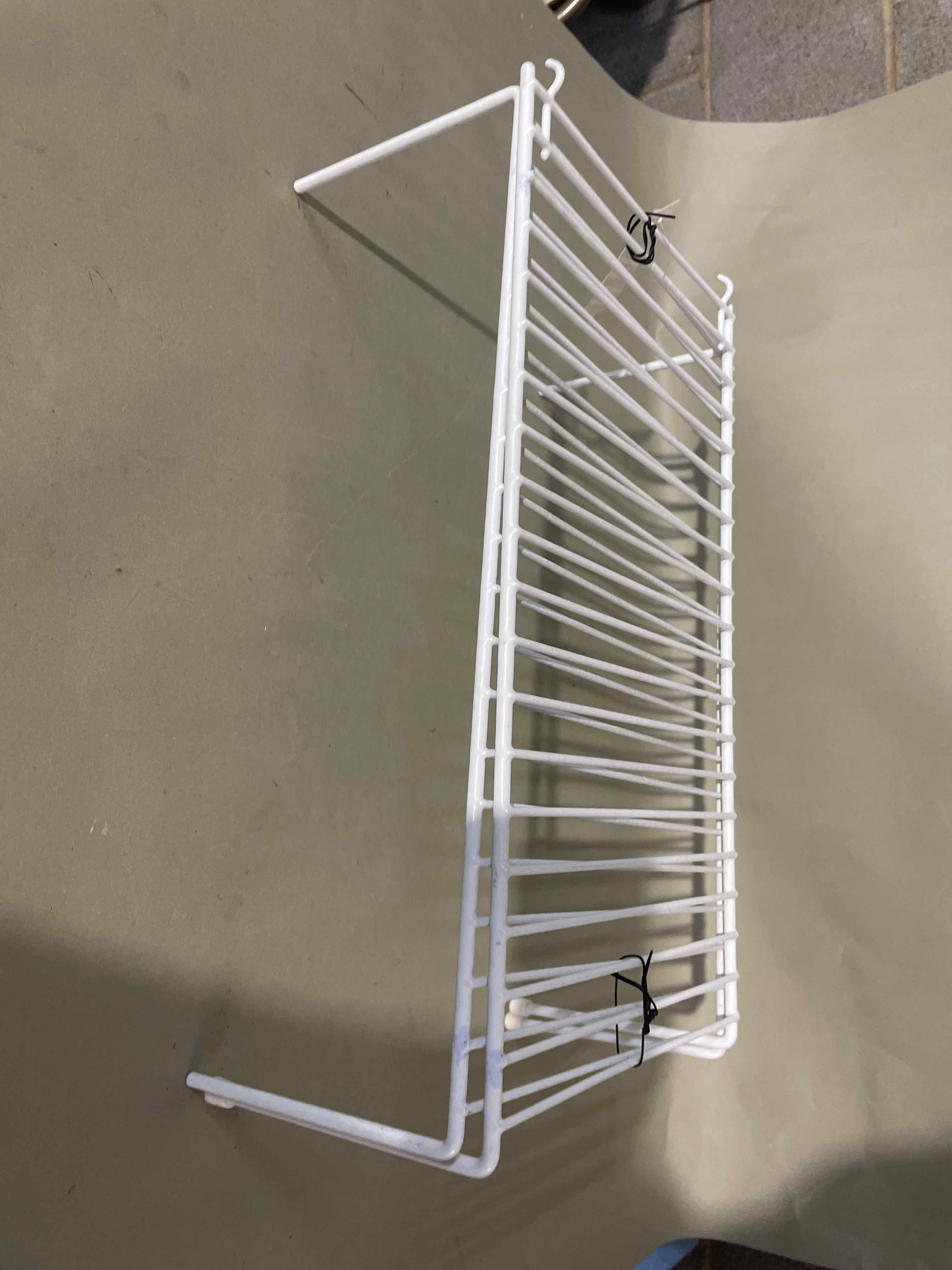 White Metal Wire Rack