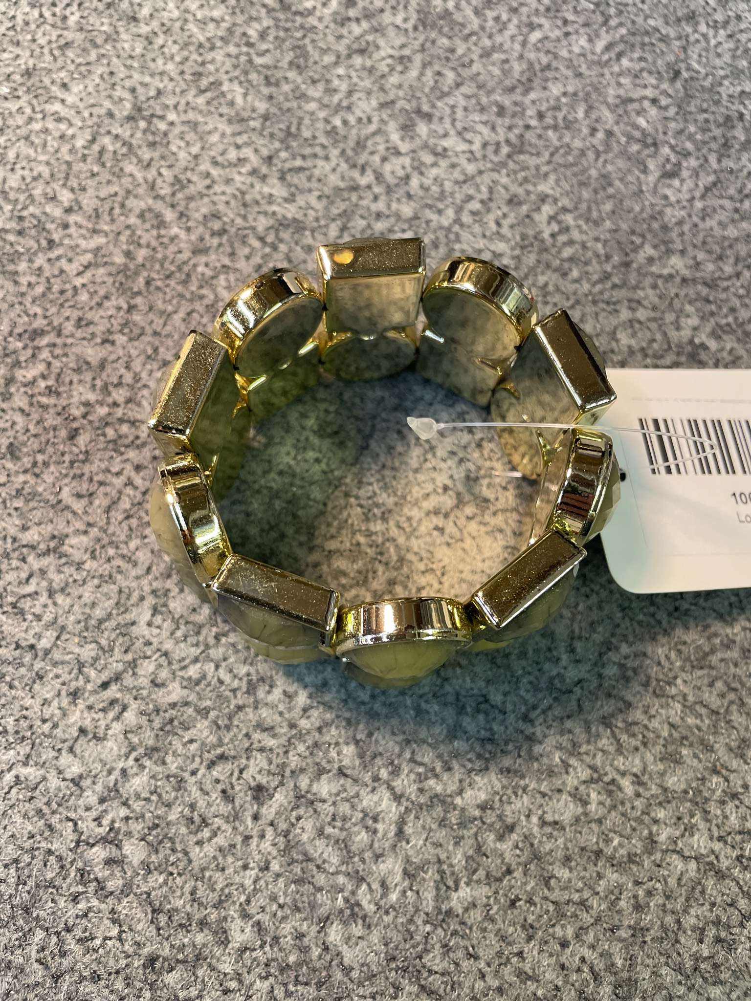 Gold Green Decorative Bracelet