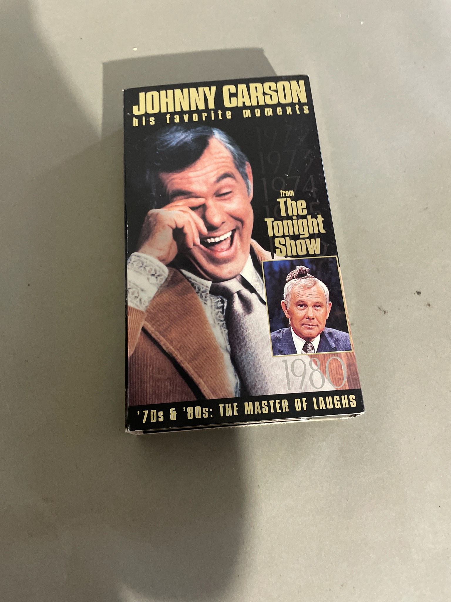 Johnny Carson VHS Tape featuring Favorite Moments