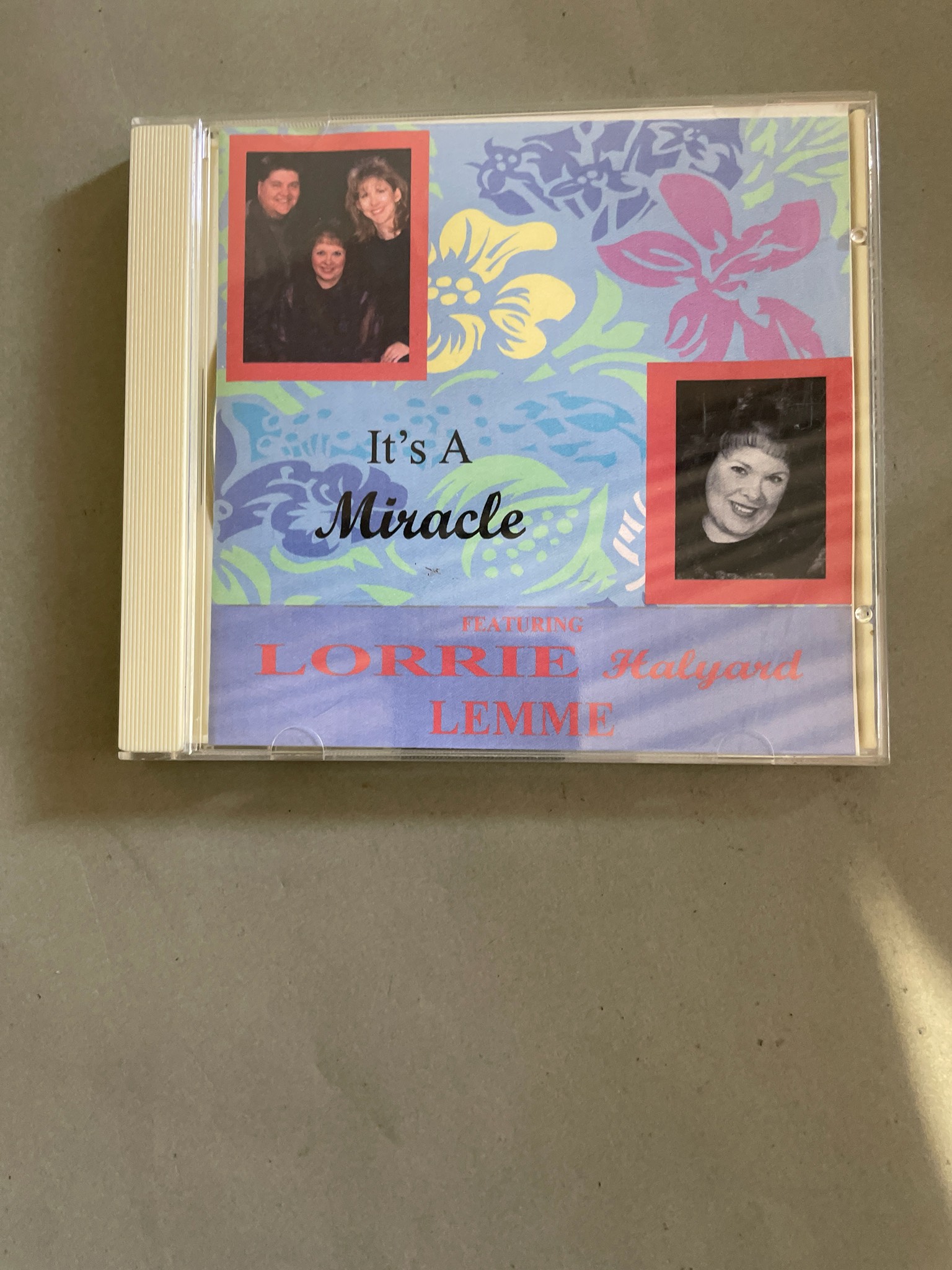 BMI Blue Pink Floral Pattern CD