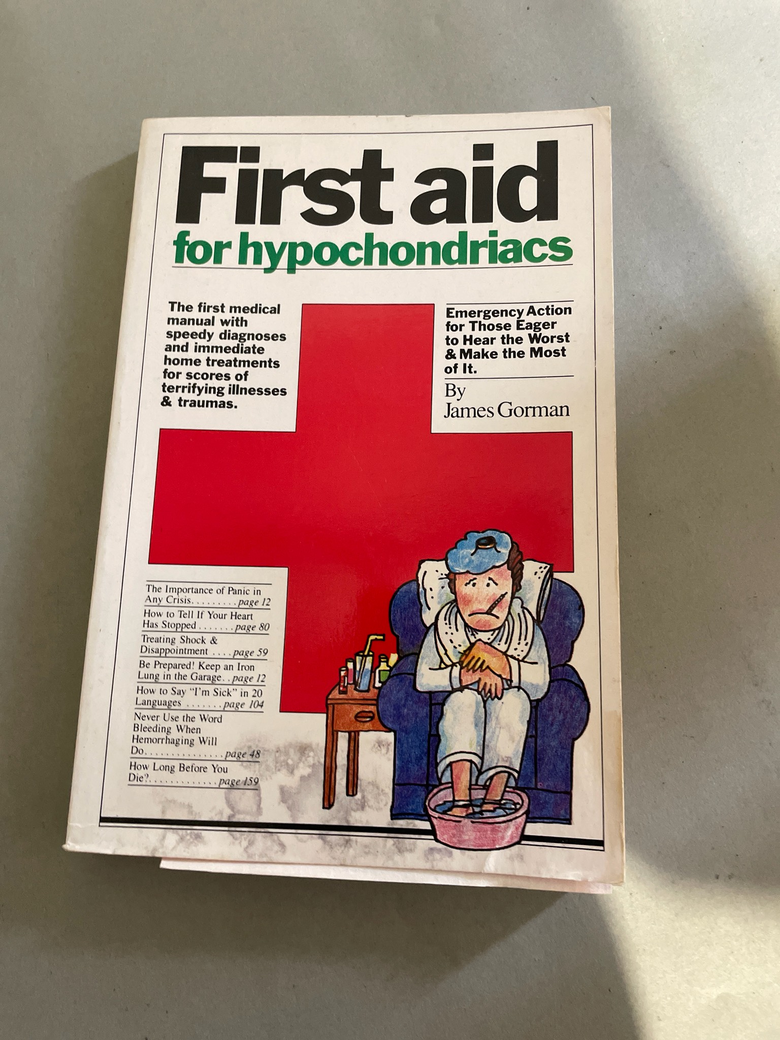 Red White Medical Humor Book
